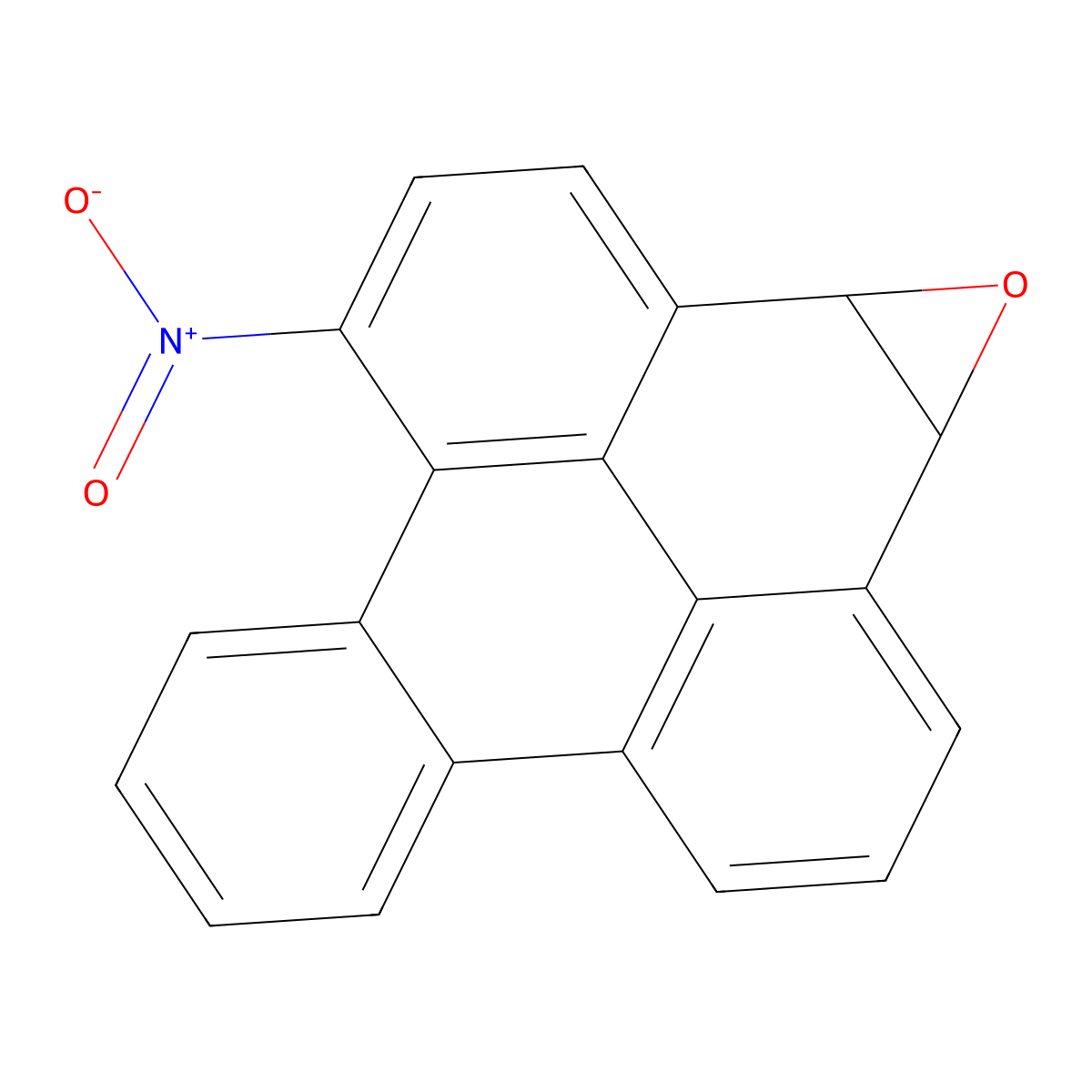 4,5-Epoxy-1-nitro-4,5-dihydrobenzo(e)pyrene molecular structure, CAS 115664-49-8