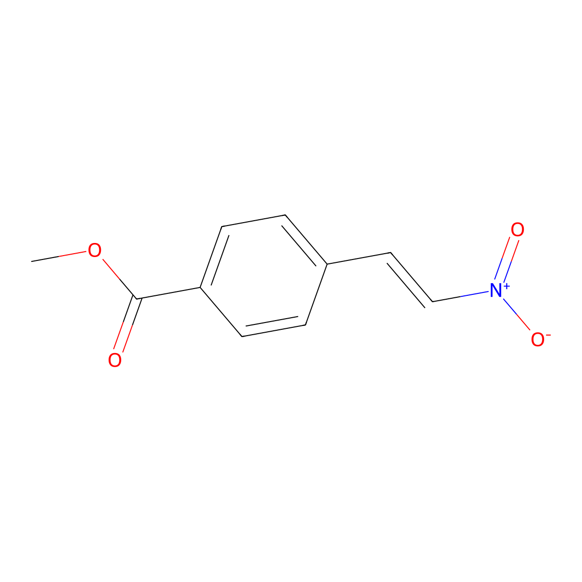 methyl 4-[(E)-2-nitroethenyl]benzoate molecular structure, CAS 115665-98-0
