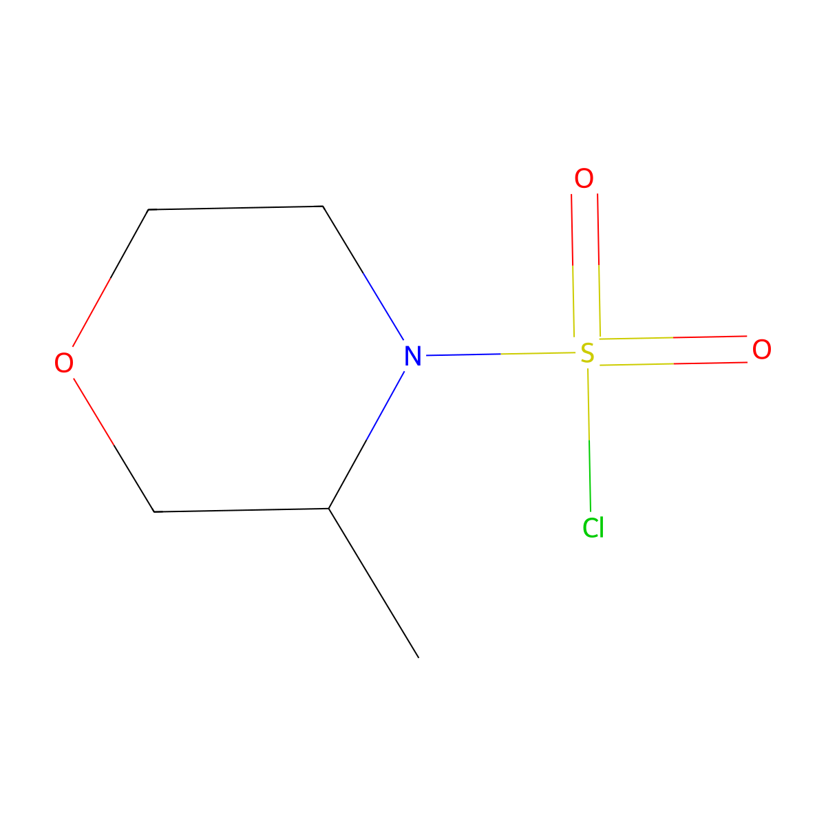 3-Methylmorpholine-4-sulfonyl chloride molecular structure, CAS 1156821-26-9