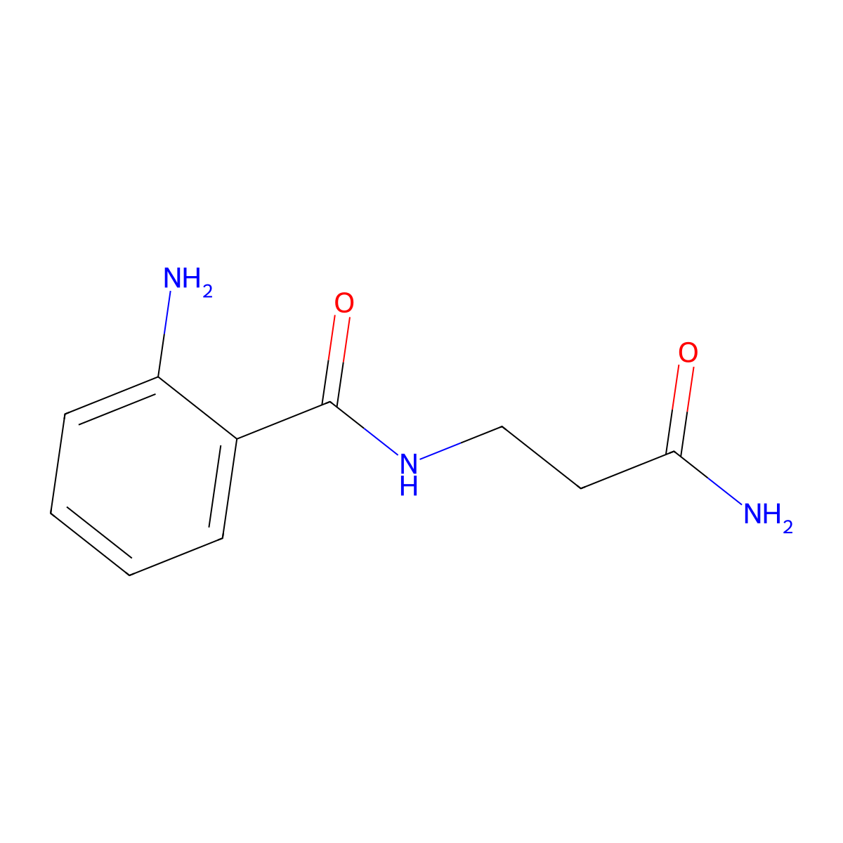 3-[(2-Aminophenyl)formamido]propanamide molecular structure, CAS 1156868-60-8