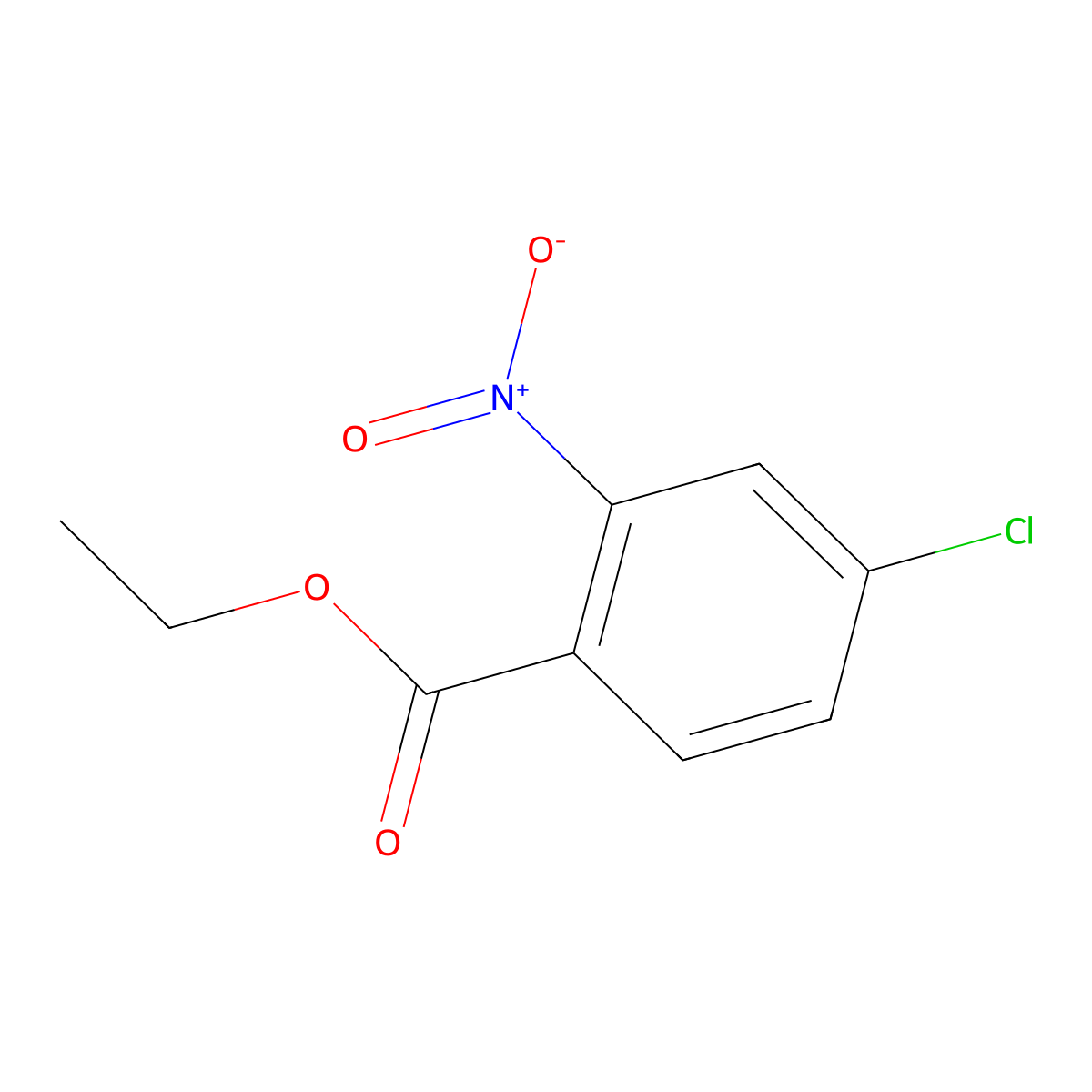 Ethyl 4-chloro-2-nitrobenzoate molecular structure, CAS 1156892-37-3