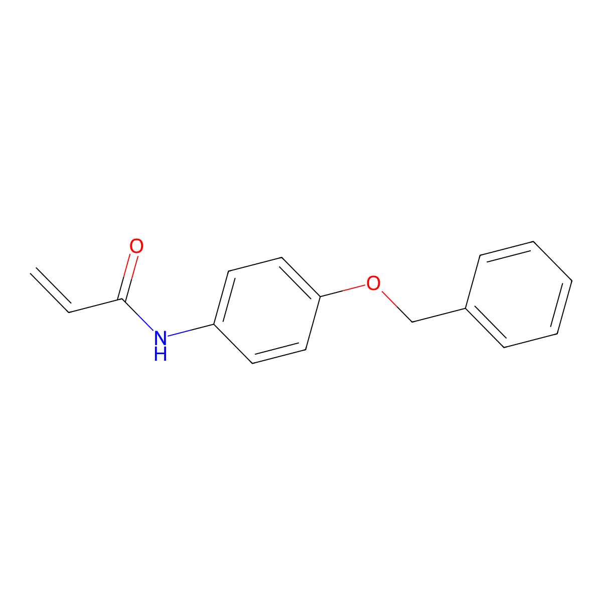 N-[4-(benzyloxy)phenyl]prop-2-enamide molecular structure, CAS 1156894-11-9
