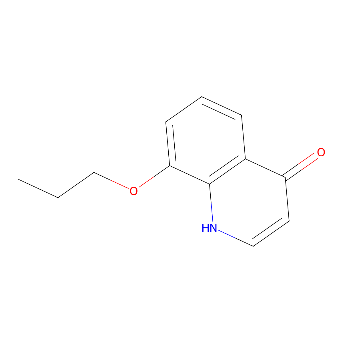 8-Propoxy-1,4-dihydroquinolin-4-one molecular structure, CAS 1156919-63-9