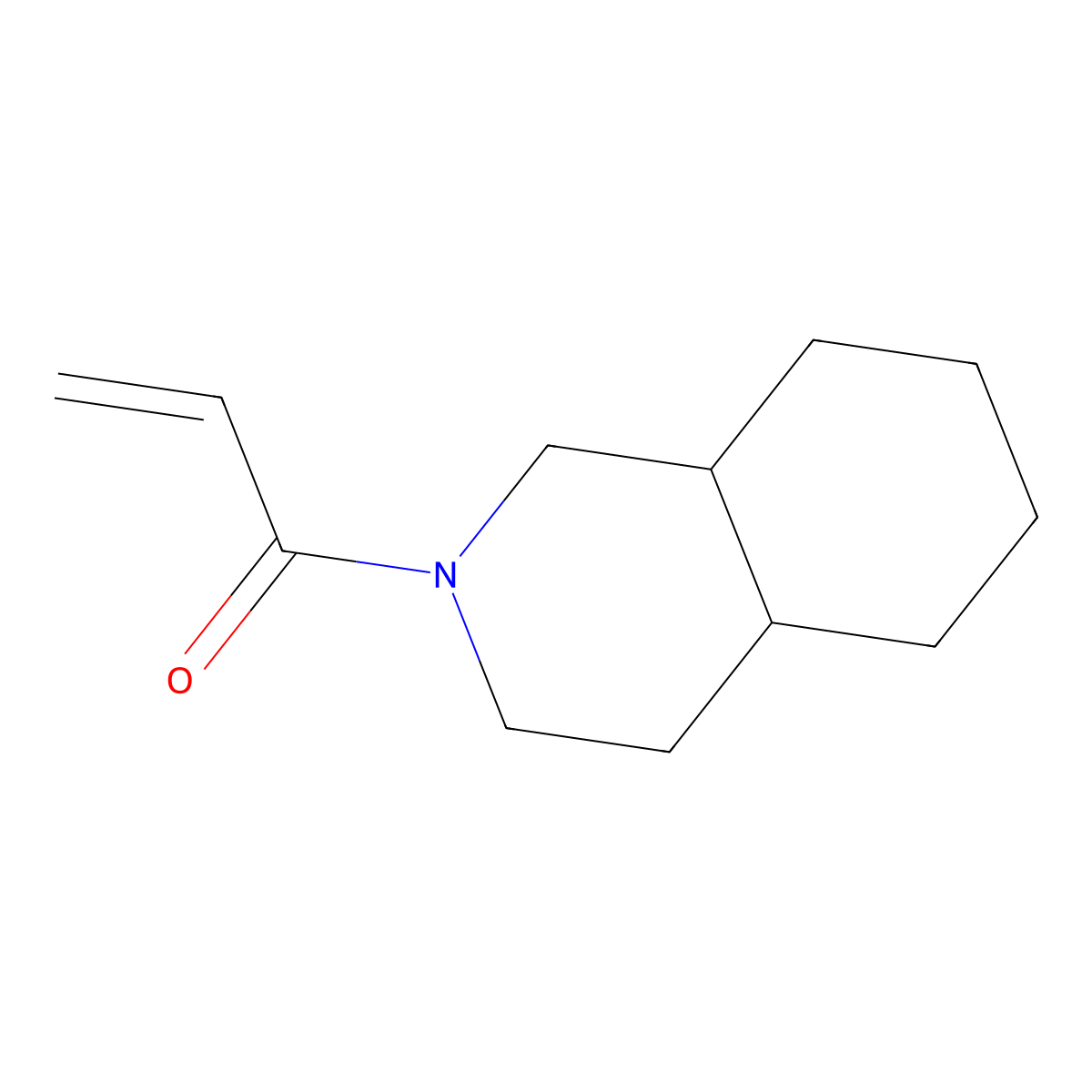 1-(Decahydroisoquinolin-2-yl)prop-2-en-1-one molecular structure, CAS 1156926-61-2