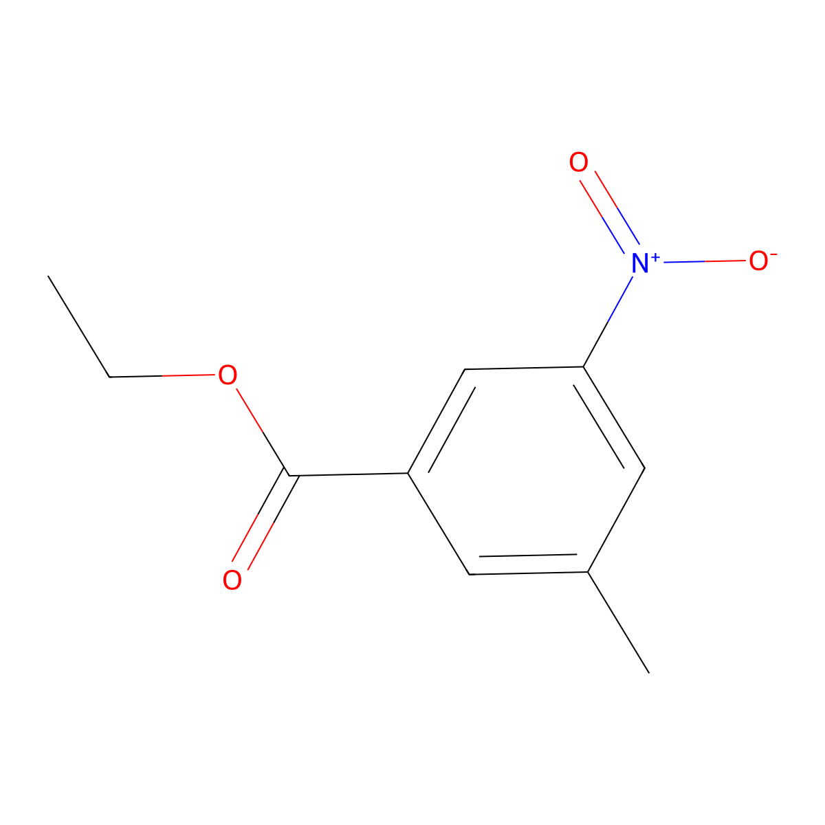 Ethyl 3-methyl-5-nitrobenzoate molecular structure, CAS 1156940-96-3
