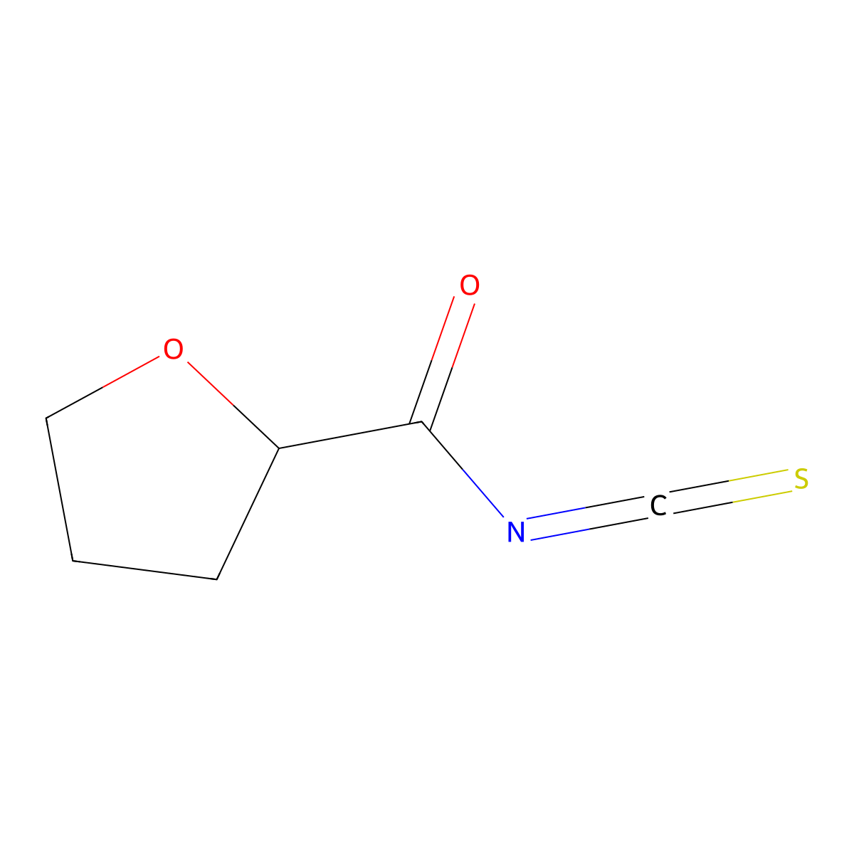 Oxolane-2-carbonyl isothiocyanate molecular structure, CAS 1156948-59-2