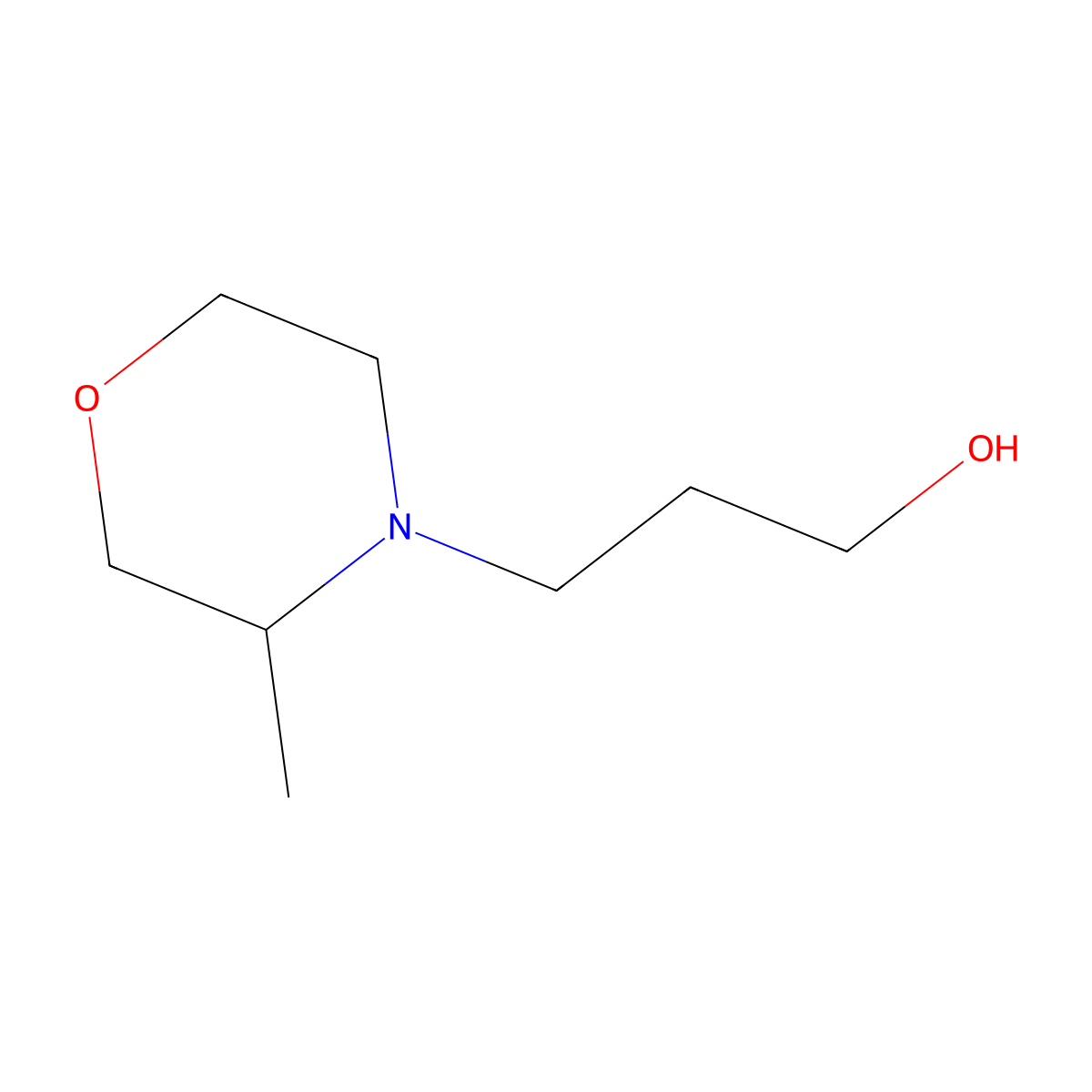 3-(3-Methylmorpholin-4-yl)propan-1-ol molecular structure, CAS 1156993-26-8