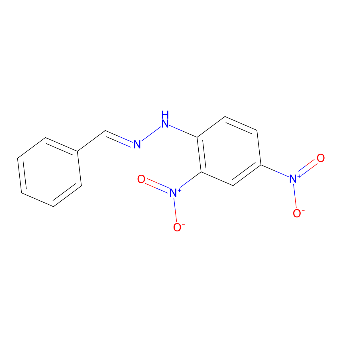 1-Benzylidene-2-(2,4-dinitrophenyl)hydrazine molecular structure, CAS 1157-84-2