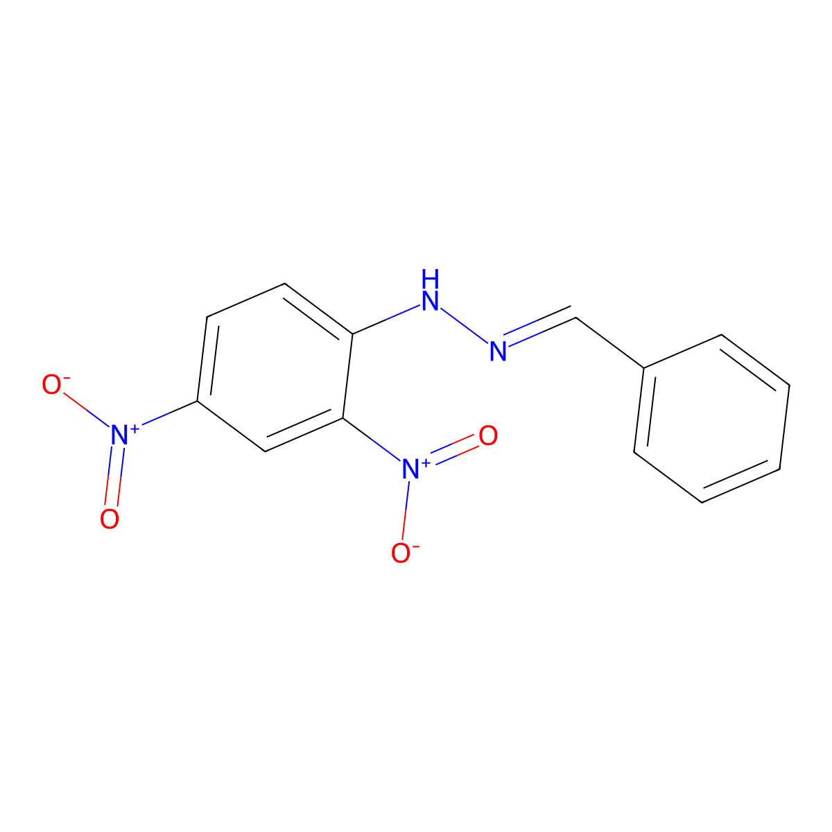 1-Benzylidene-2-(2,4-dinitrophenyl)hydrazine molecular structure, CAS 1157-84-2