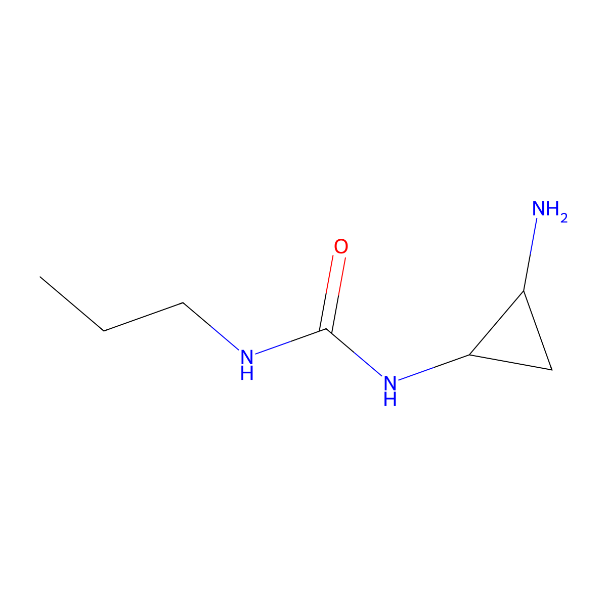 1-(2-Aminocyclopropyl)-3-propylurea molecular structure, CAS 1157044-72-8