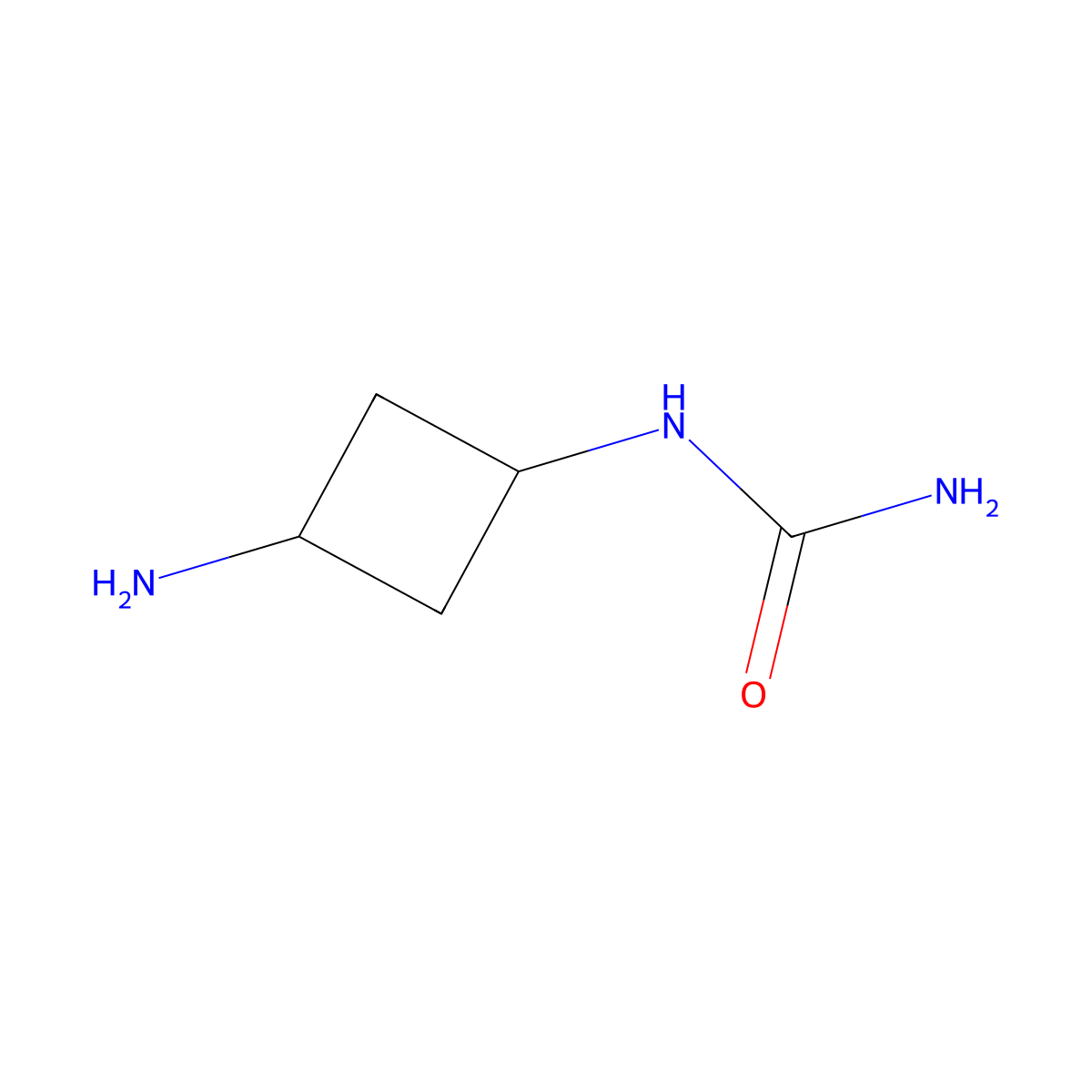 (3-Aminocyclobutyl)urea molecular structure, CAS 1157046-22-4