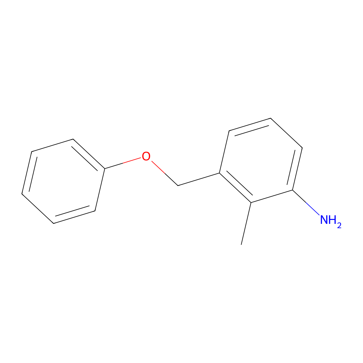 2-Methyl-3-(phenoxymethyl)aniline molecular structure, CAS 1157088-44-2