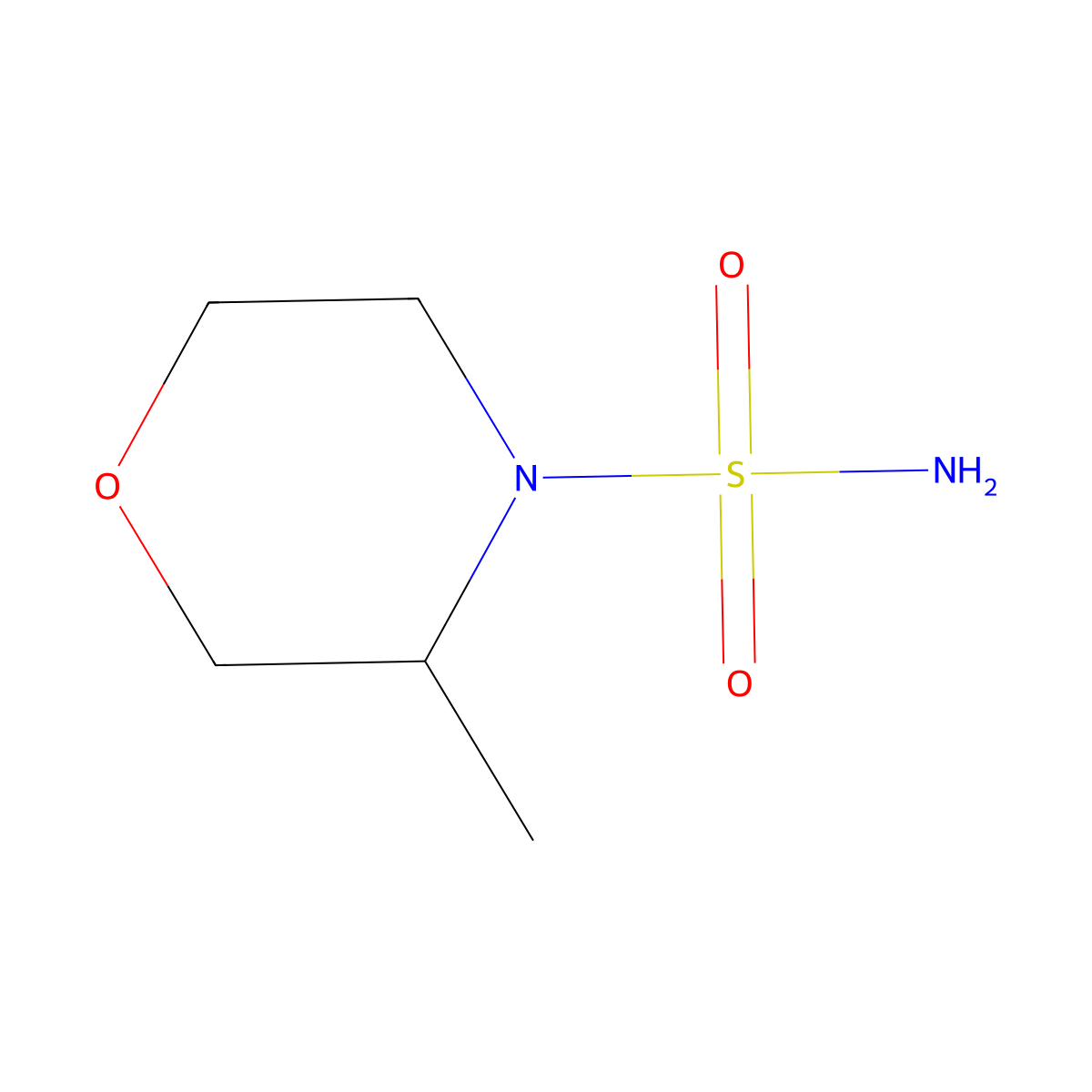 3-Methylmorpholine-4-sulfonamide molecular structure, CAS 1157110-17-2
