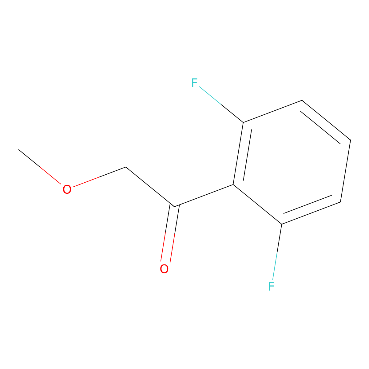 1-(2,6-Difluorophenyl)-2-methoxyethanone molecular structure, CAS 1157136-60-1