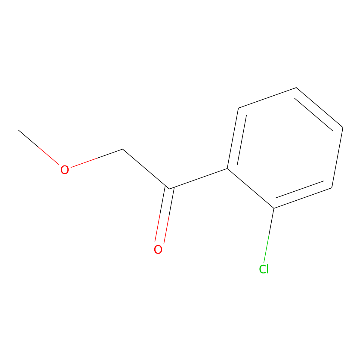 1-(2-Chlorophenyl)-2-methoxyethan-1-one molecular structure, CAS 1157137-09-1
