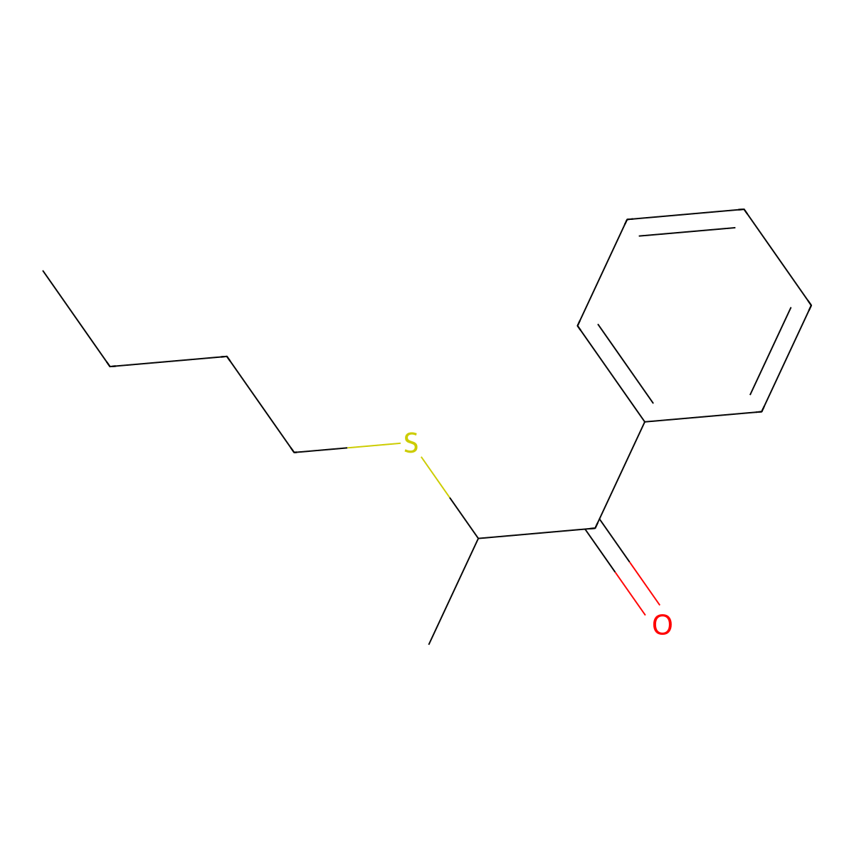2-(Butylsulfanyl)-1-phenylpropan-1-one molecular structure, CAS 1157152-81-2