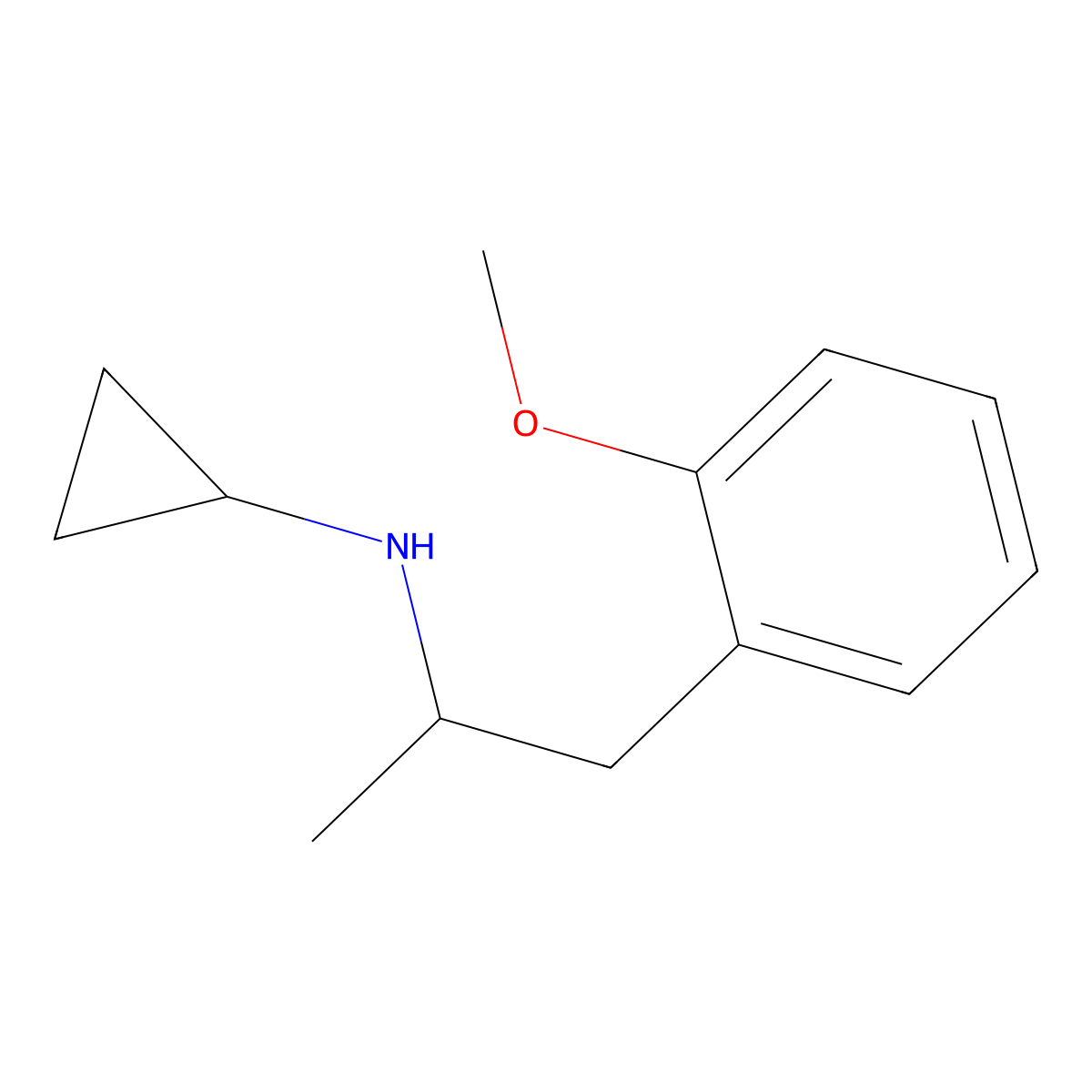 N-[1-(2-methoxyphenyl)propan-2-yl]cyclopropanamine molecular structure, CAS 1157232-54-6