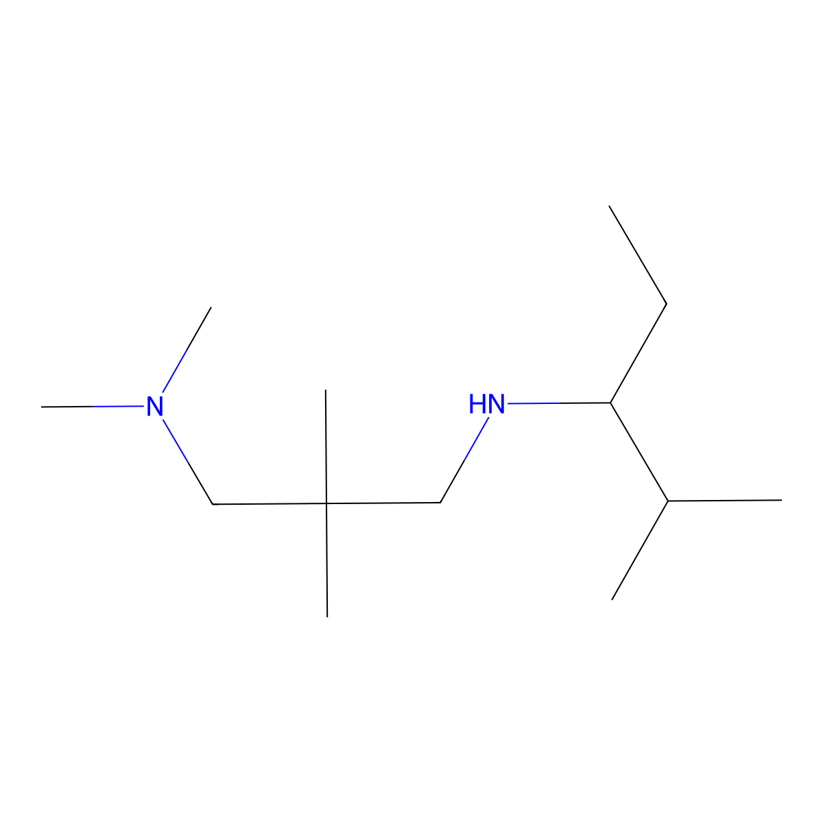 [3-(Dimethylamino)-2,2-dimethylpropyl](2-methylpentan-3-yl)amine molecular structure, CAS 1157259-55-6