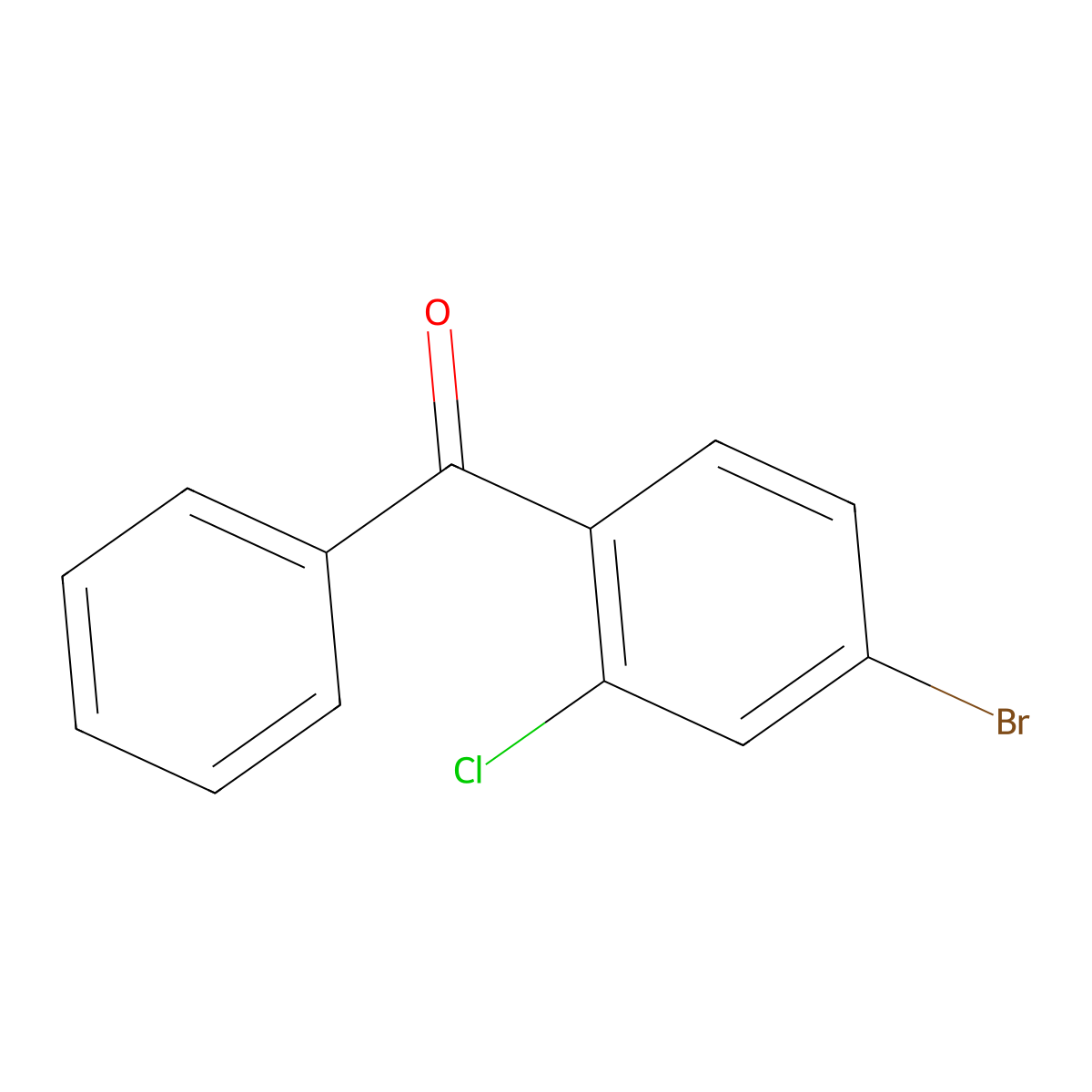 (4-Bromo-2-chlorophenyl)-phenylmethanone molecular structure, CAS 1157264-15-7