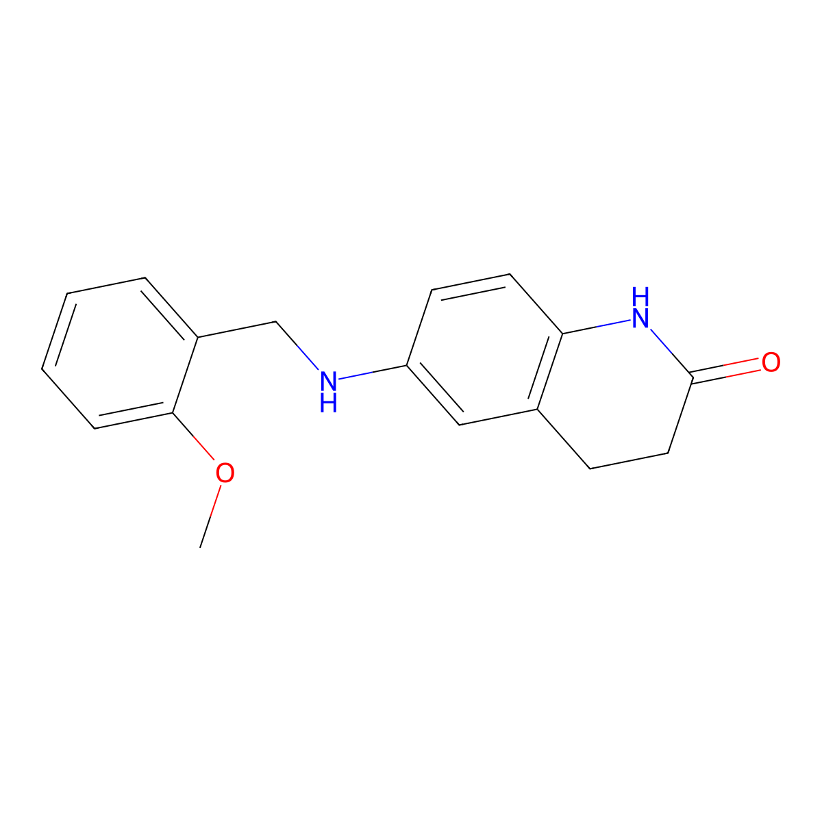6-{[(2-Methoxyphenyl)methyl]amino}-1,2,3,4-tetrahydroquinolin-2-one molecular structure, CAS 1157283-37-8
