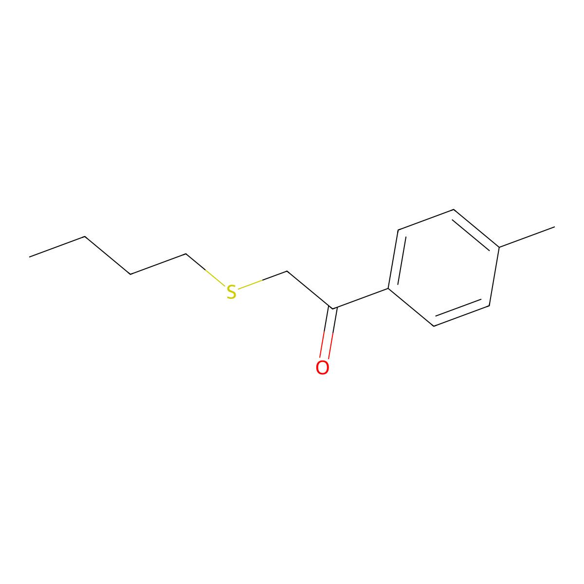 2-(Butylthio)-1-(p-tolyl)ethan-1-one molecular structure, CAS 1157302-44-7