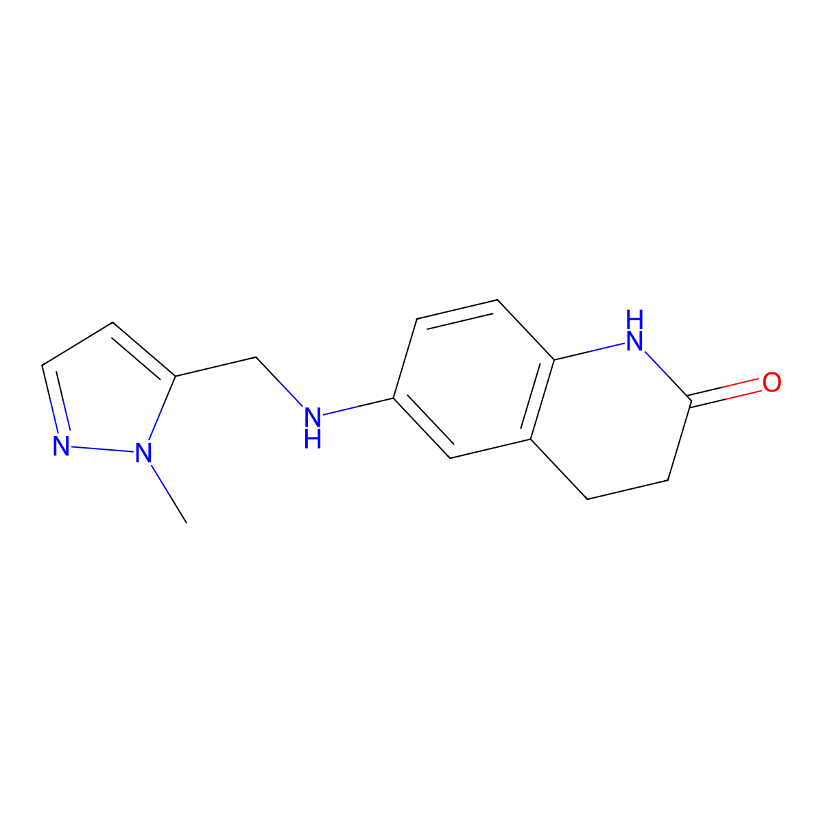 6-{[(1-methyl-1H-pyrazol-5-yl)methyl]amino}-1,2,3,4-tetrahydroquinolin-2-one molecular structure, CAS 1157310-37-6