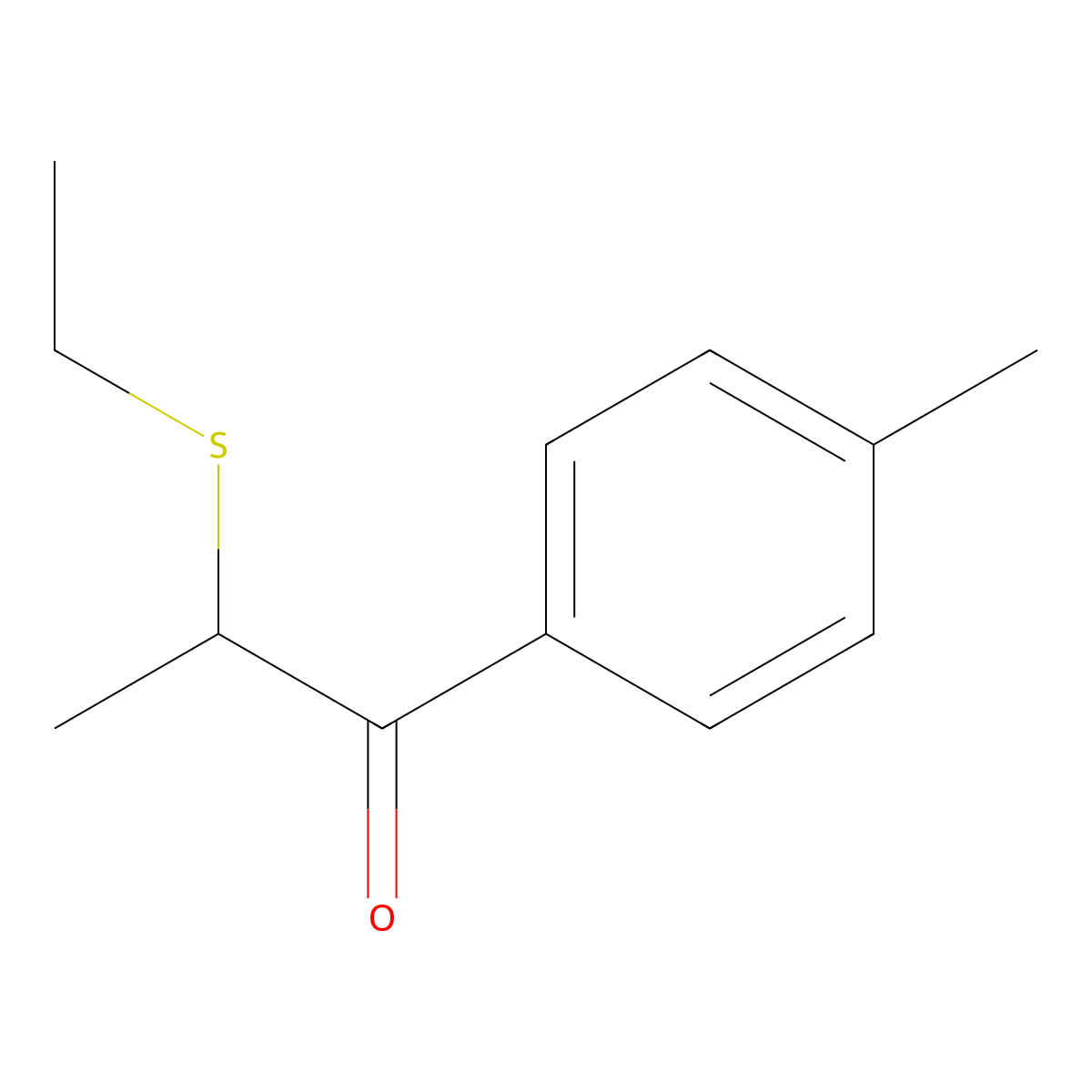 2-(Ethylsulfanyl)-1-(4-methylphenyl)propan-1-one molecular structure, CAS 1157367-07-1