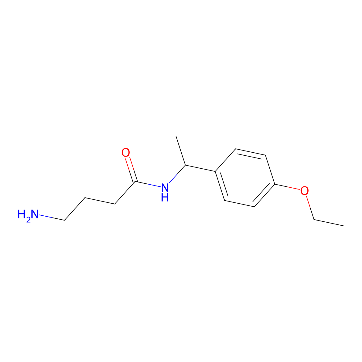 4-amino-N-[1-(4-ethoxyphenyl)ethyl]butanamide molecular structure, CAS 1157367-89-9