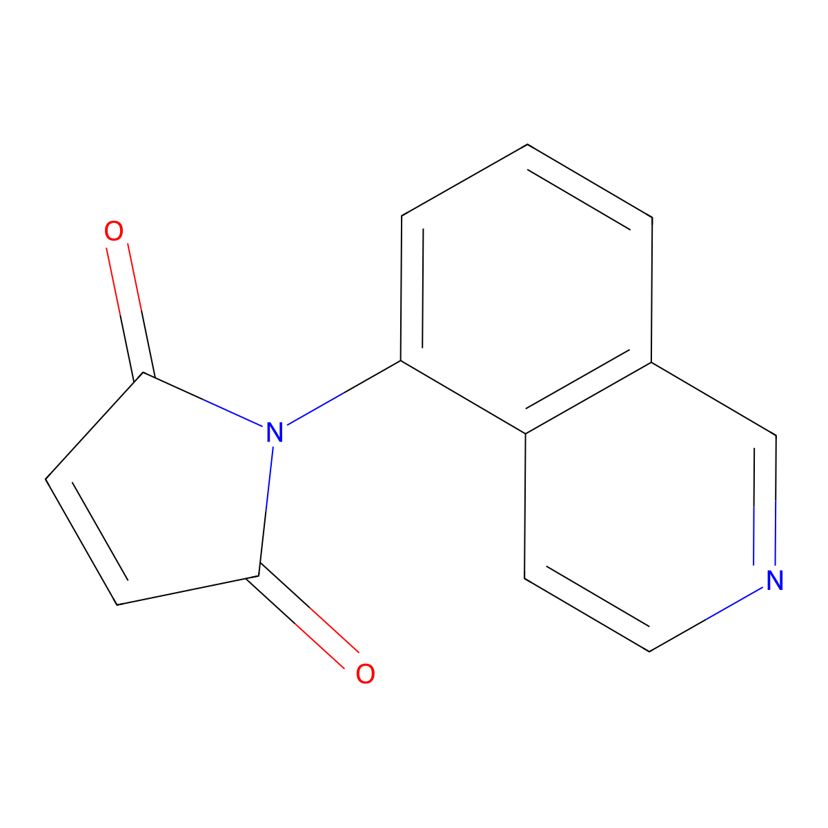1-(isoquinolin-5-yl)-2,5-dihydro-1H-pyrrole-2,5-dione molecular structure, CAS 1157377-28-0