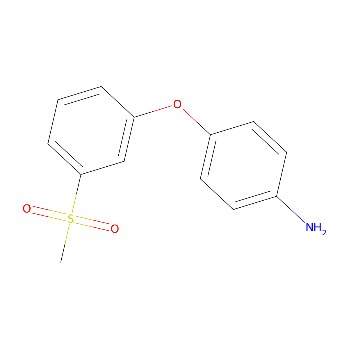 4-(3-Methanesulfonylphenoxy)aniline molecular structure, CAS 1157381-28-6