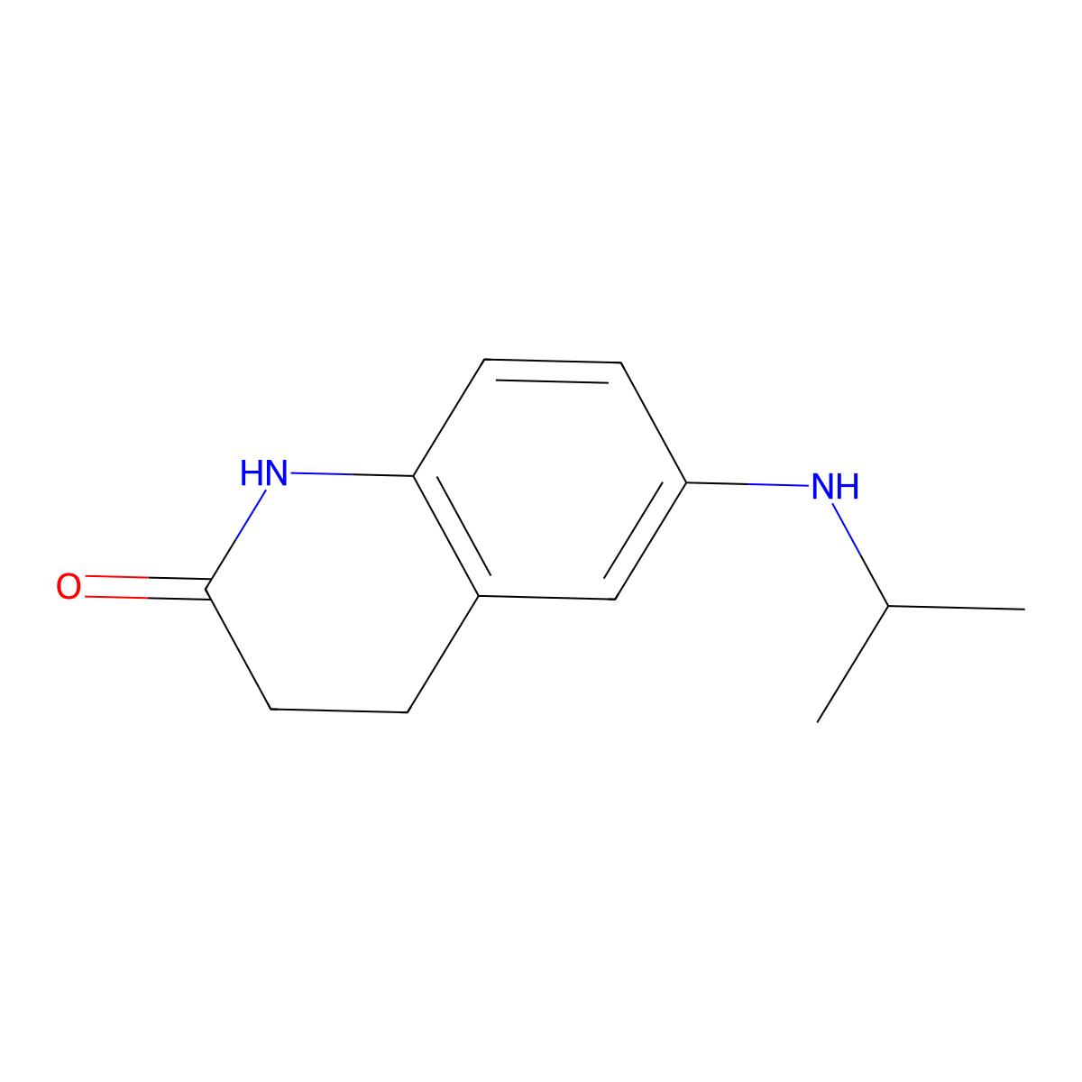 6-[(Propan-2-yl)amino]-1,2,3,4-tetrahydroquinolin-2-one molecular structure, CAS 1157388-65-2