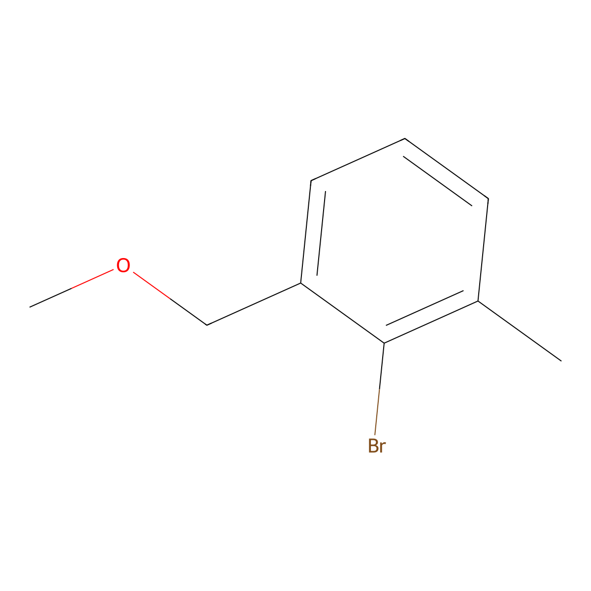 2-Bromo-1-methoxymethyl-3-methylbenzene molecular structure, CAS 115740-36-8