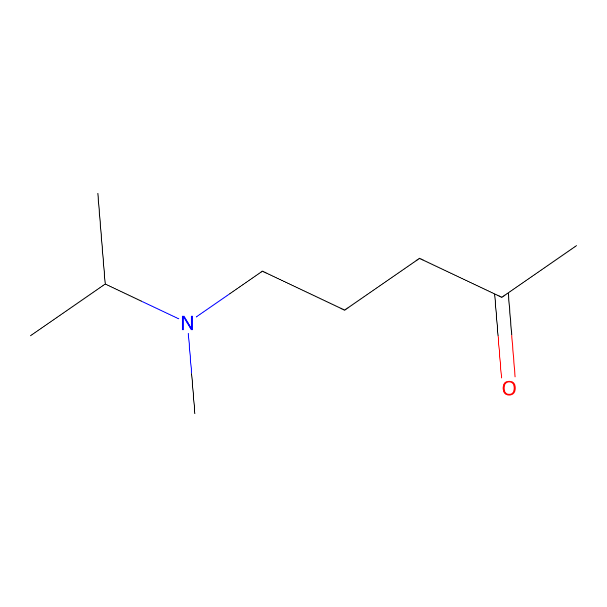 5-[Methyl(propan-2-yl)amino]pentan-2-one molecular structure, CAS 1157479-44-1