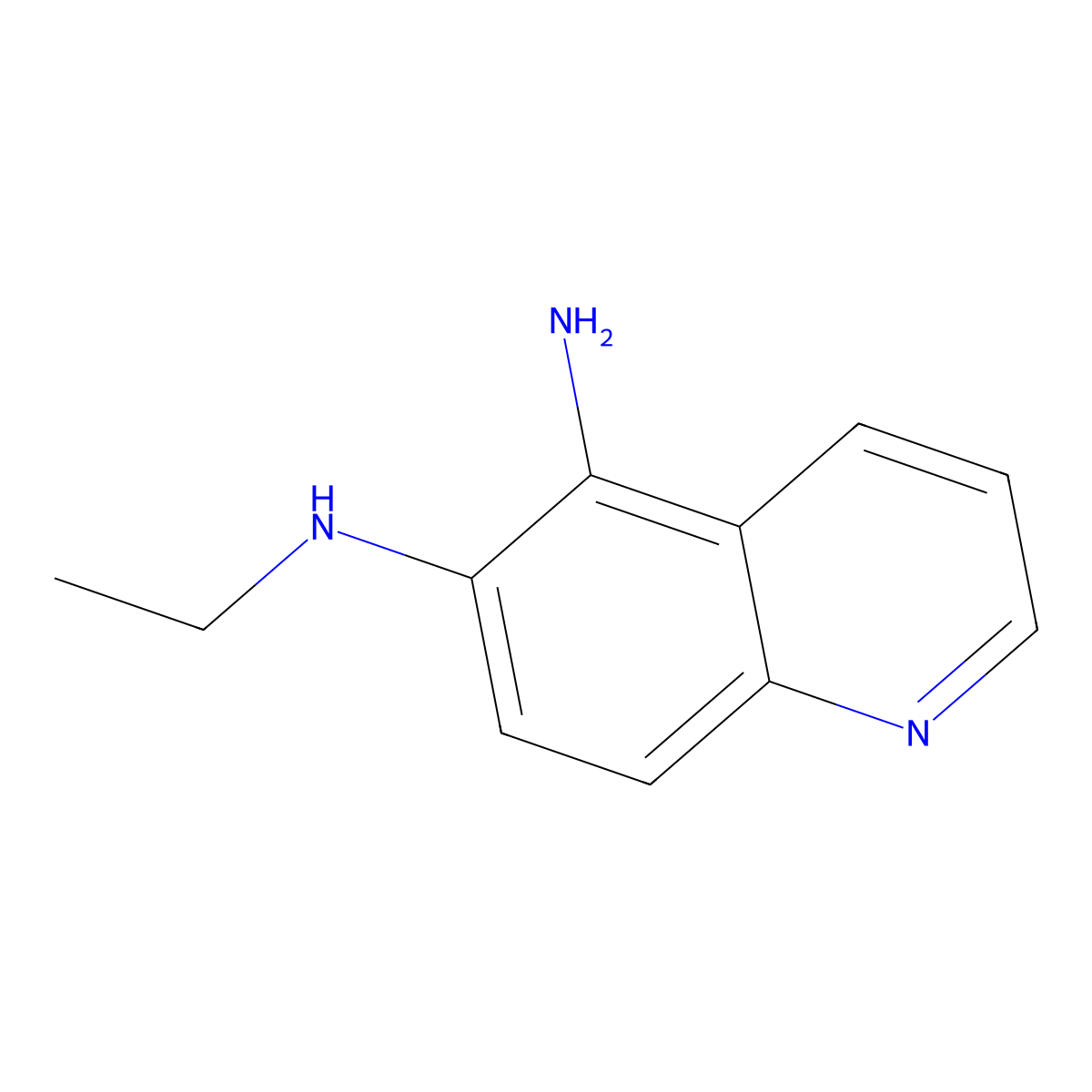 6-N-ethylquinoline-5,6-diamine molecular structure, CAS 1157504-04-5