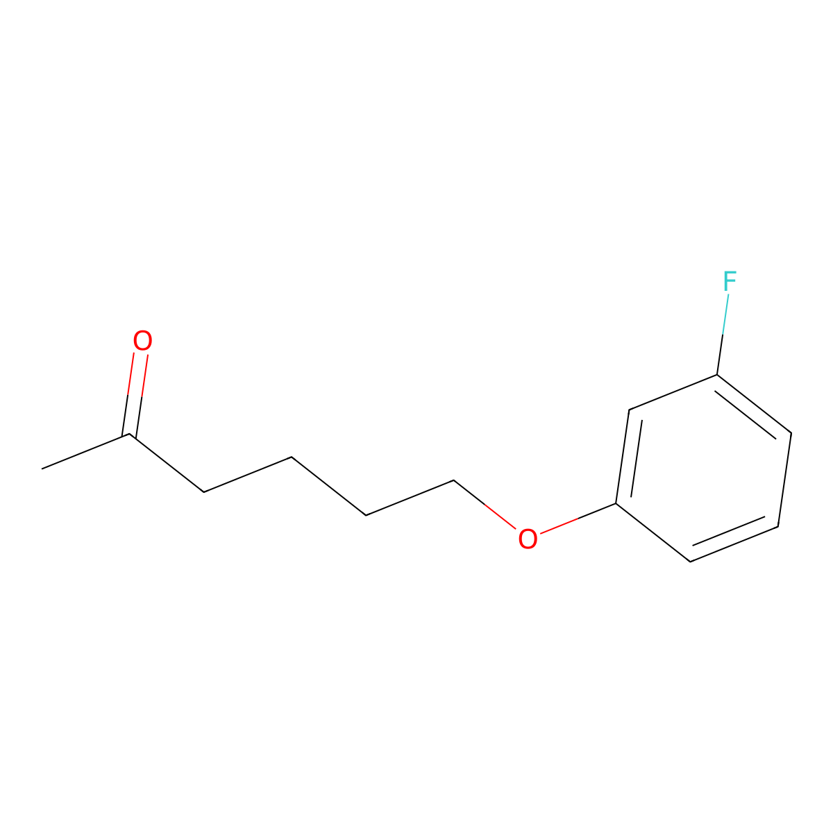 6-(3-Fluorophenoxy)hexan-2-one molecular structure, CAS 1157539-10-0