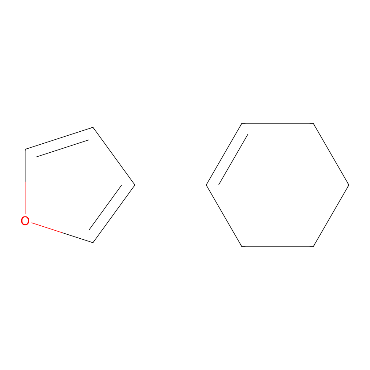 3-(Cyclohex-1-enyl)-furan molecular structure, CAS 115754-80-8