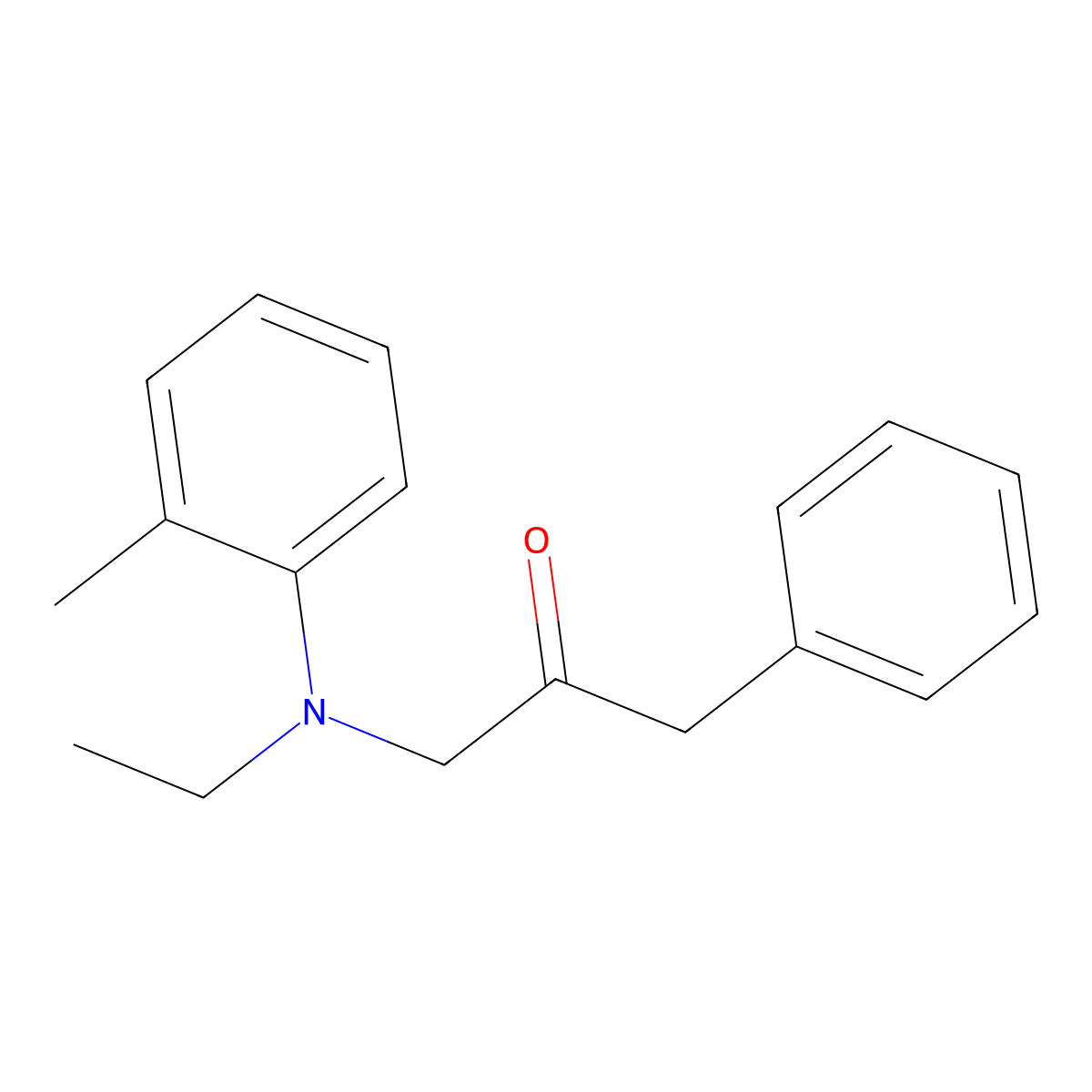 1-[Ethyl(2-methylphenyl)amino]-3-phenylpropan-2-one molecular structure, CAS 1157615-03-6
