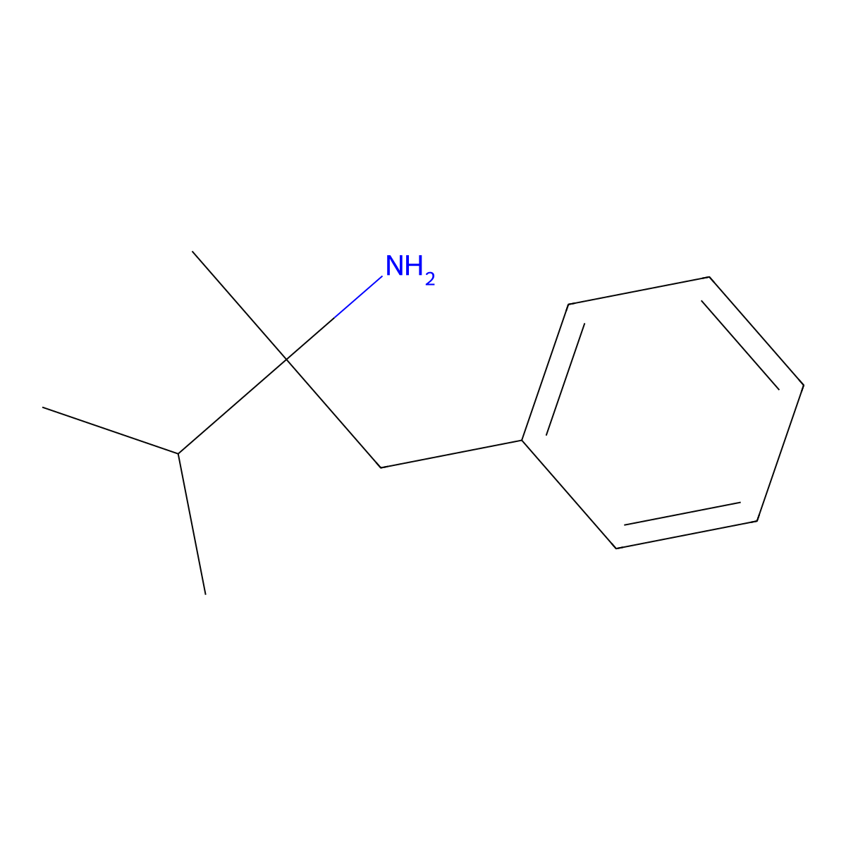 2,3-Dimethyl-1-phenylbutan-2-amine molecular structure, CAS 1157640-84-0