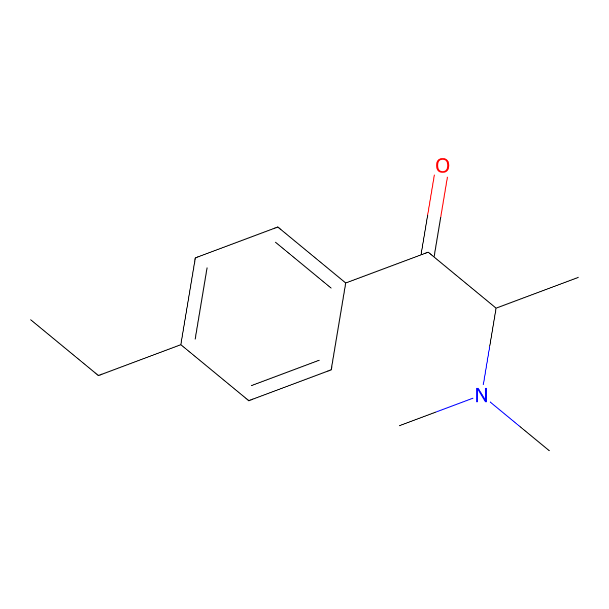 4-ethyl-N, N-Dimethylcathinone molecular structure, CAS 1157738-27-6