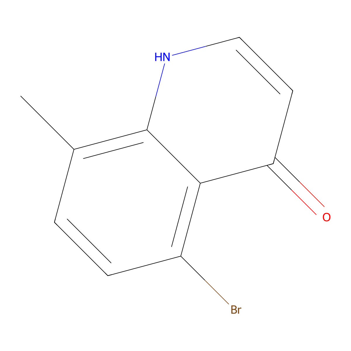 5-Bromo-8-methyl-1,4-dihydroquinolin-4-one molecular structure, CAS 1157775-68-2