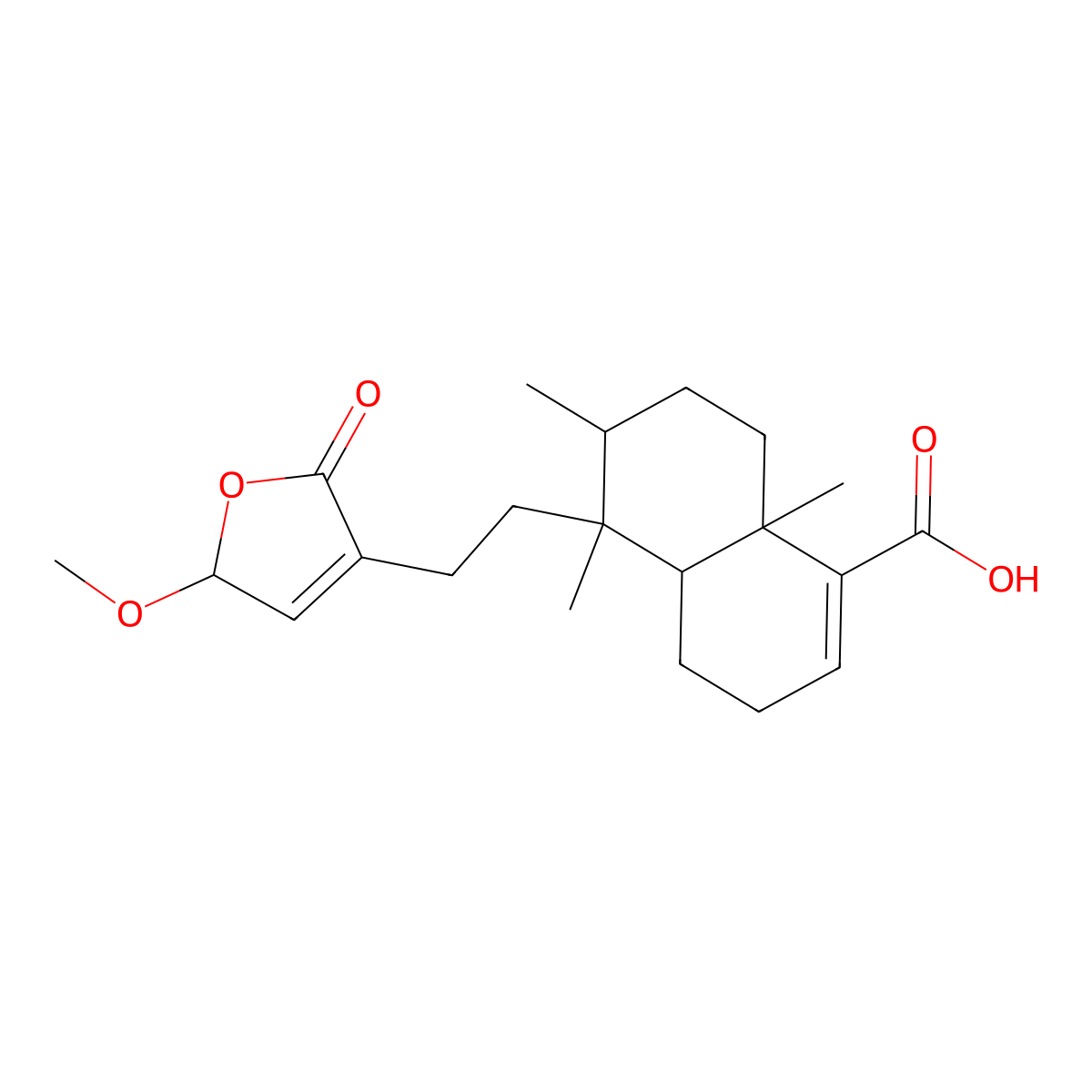 15-Methoxypatagonic acid molecular structure, CAS 115783-35-2