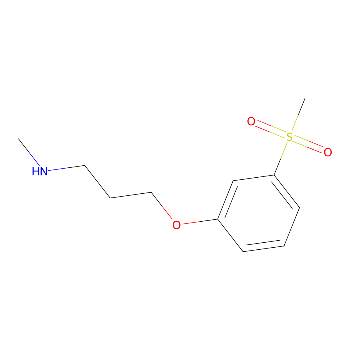 [3-(3-Methanesulfonylphenoxy)propyl](methyl)amine molecular structure, CAS 1157832-52-4