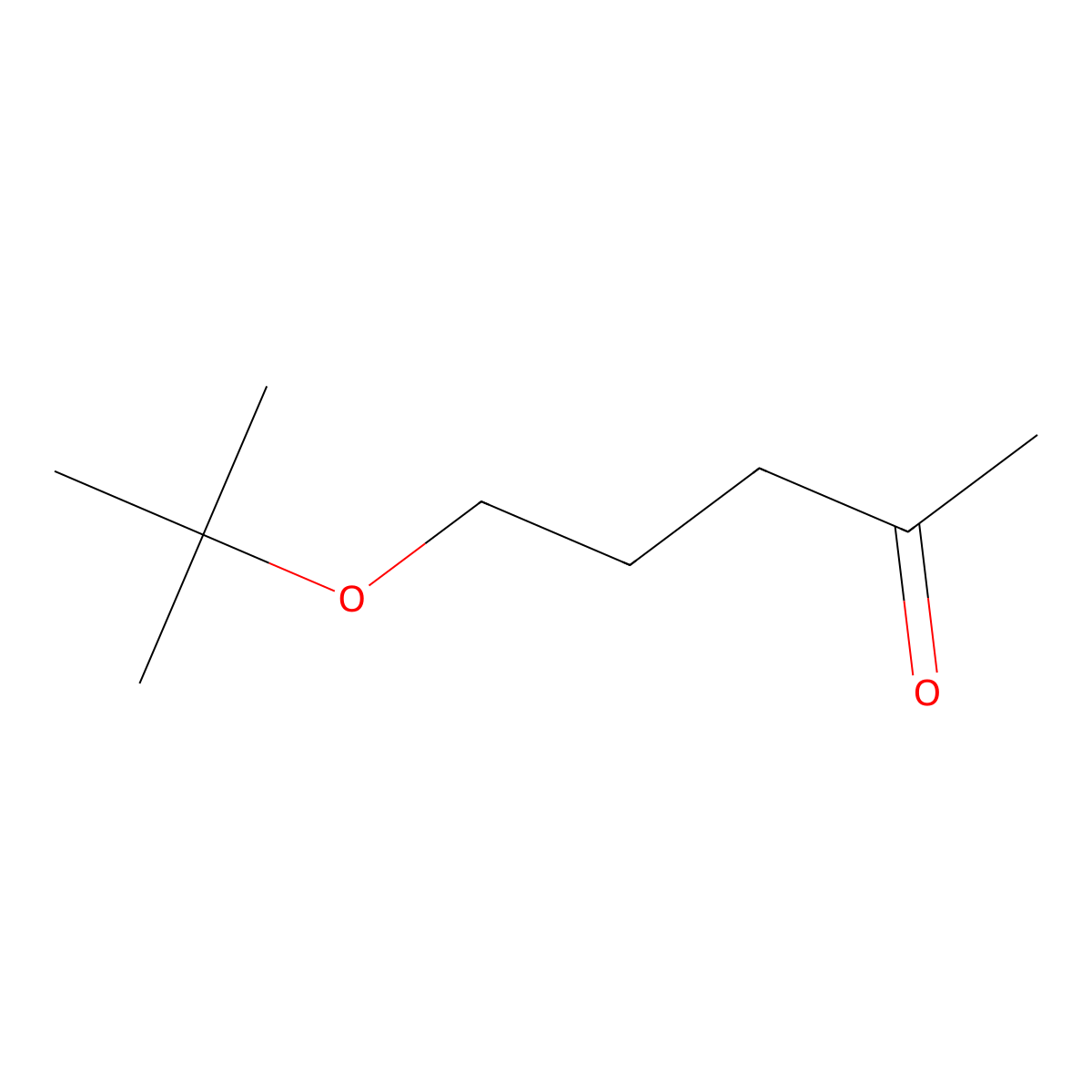 5-(Tert-butoxy)pentan-2-one molecular structure, CAS 1157886-77-5
