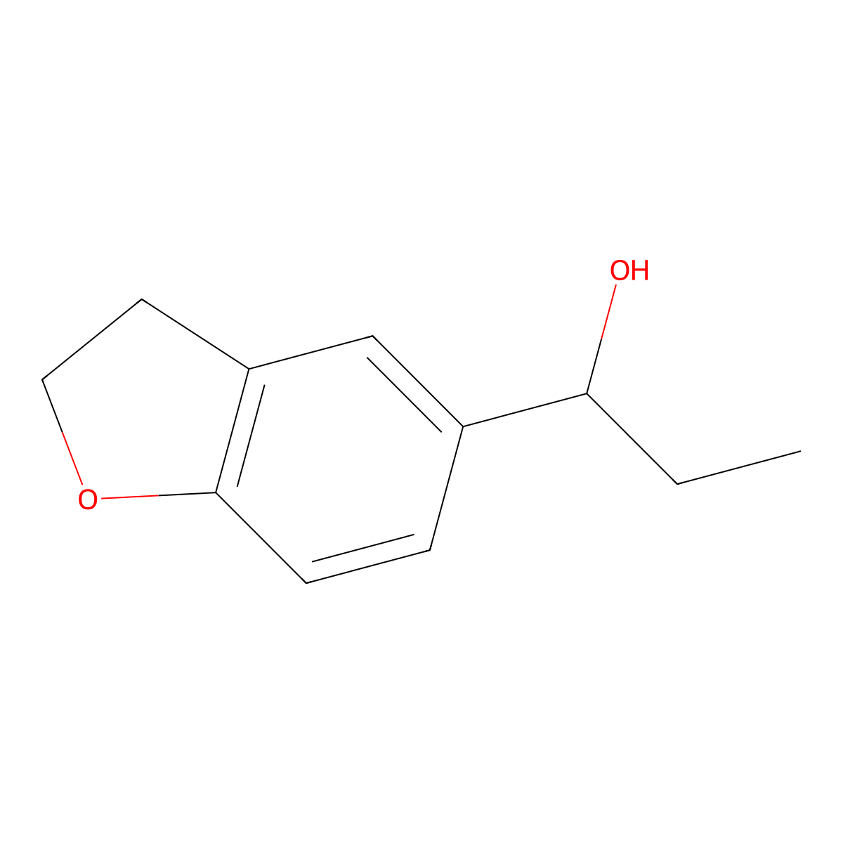 1-(2,3-Dihydrobenzofuran-5-yl)propan-1-ol molecular structure, CAS 1157930-44-3