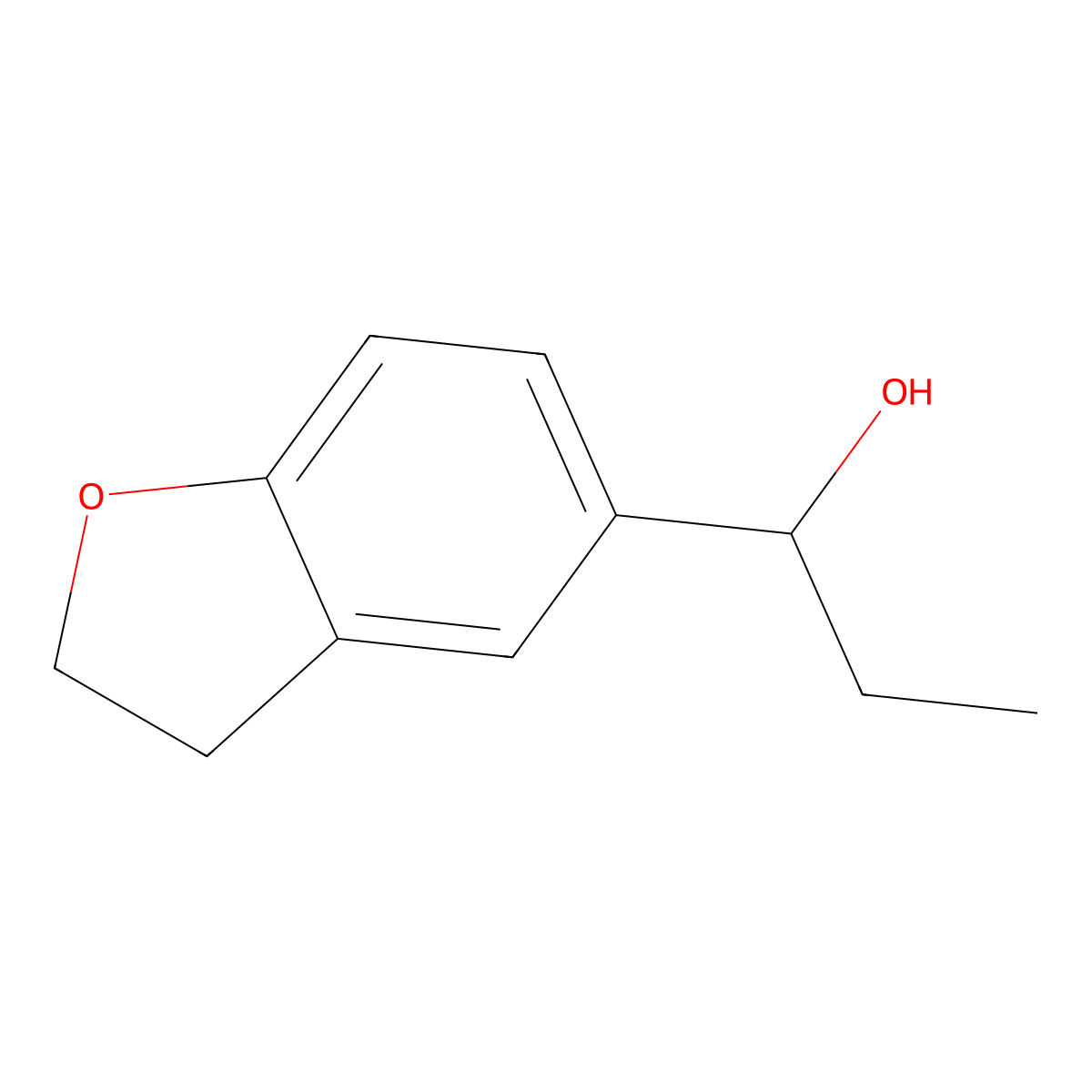 1-(2,3-Dihydrobenzofuran-5-yl)propan-1-ol molecular structure, CAS 1157930-44-3