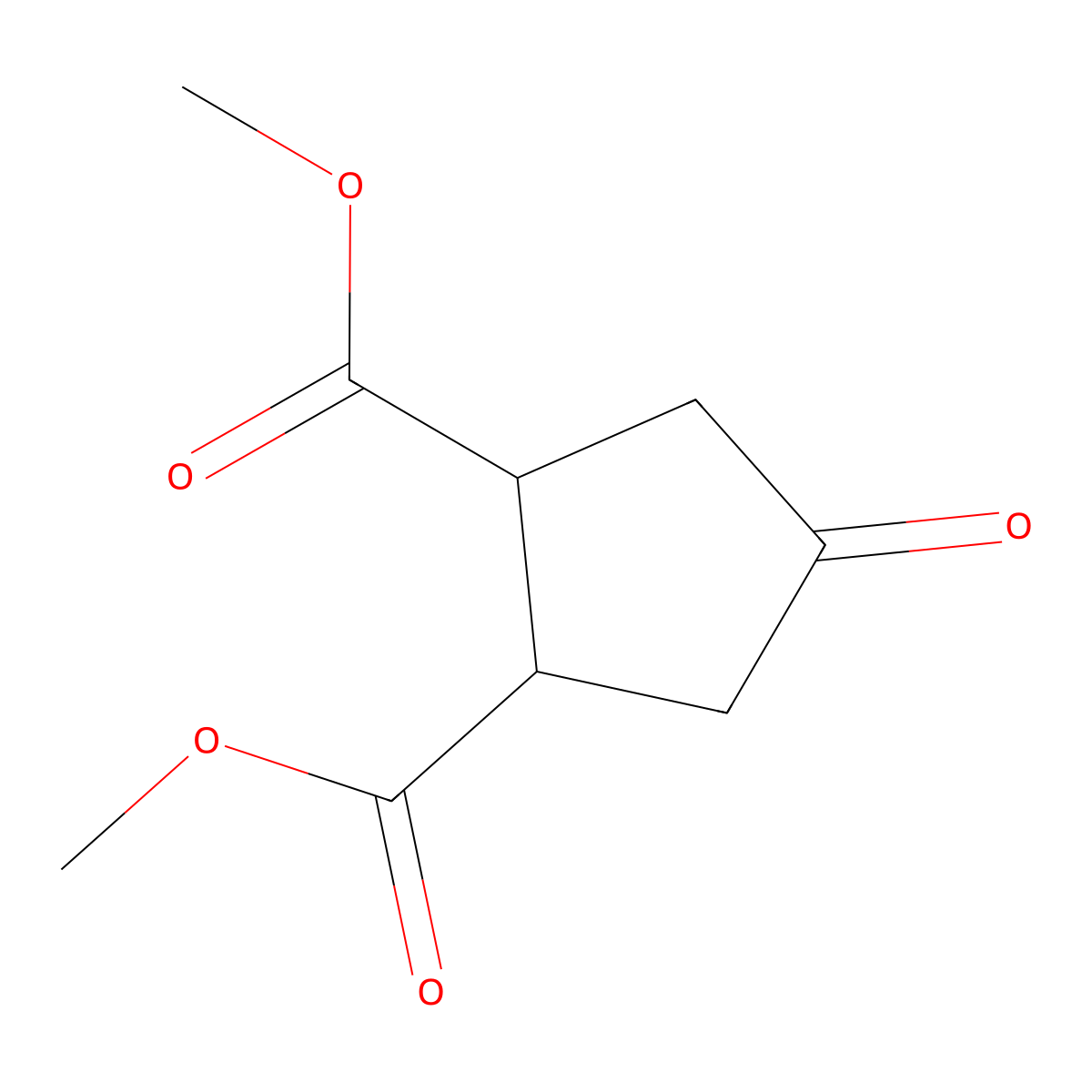 dimethyl (1S,2S)-4-oxocyclopentane-1,2-dicarboxylate molecular structure, CAS 115794-30-4