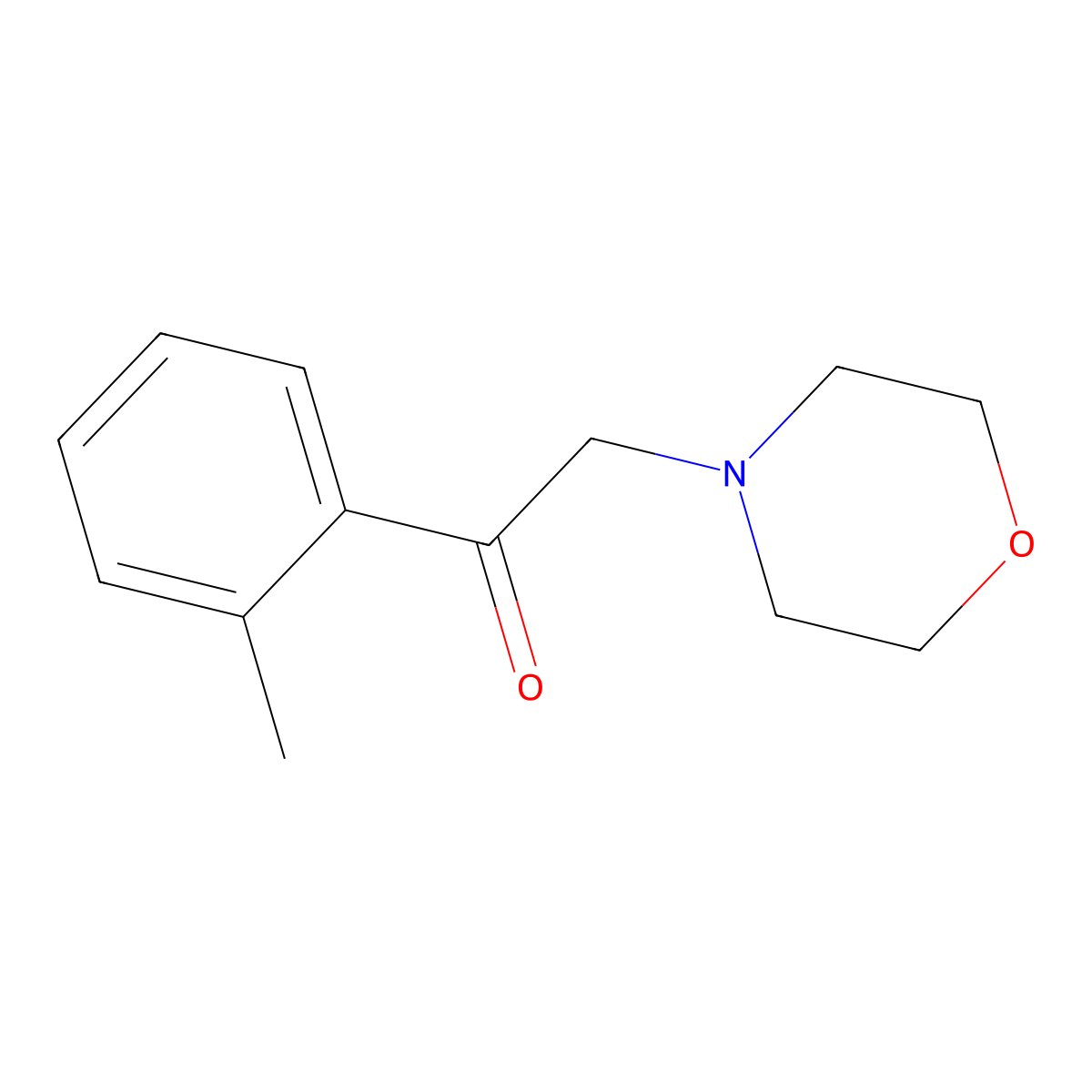 1-(2-Methylphenyl)-2-(morpholin-4-yl)ethan-1-one molecular structure, CAS 1157955-42-4