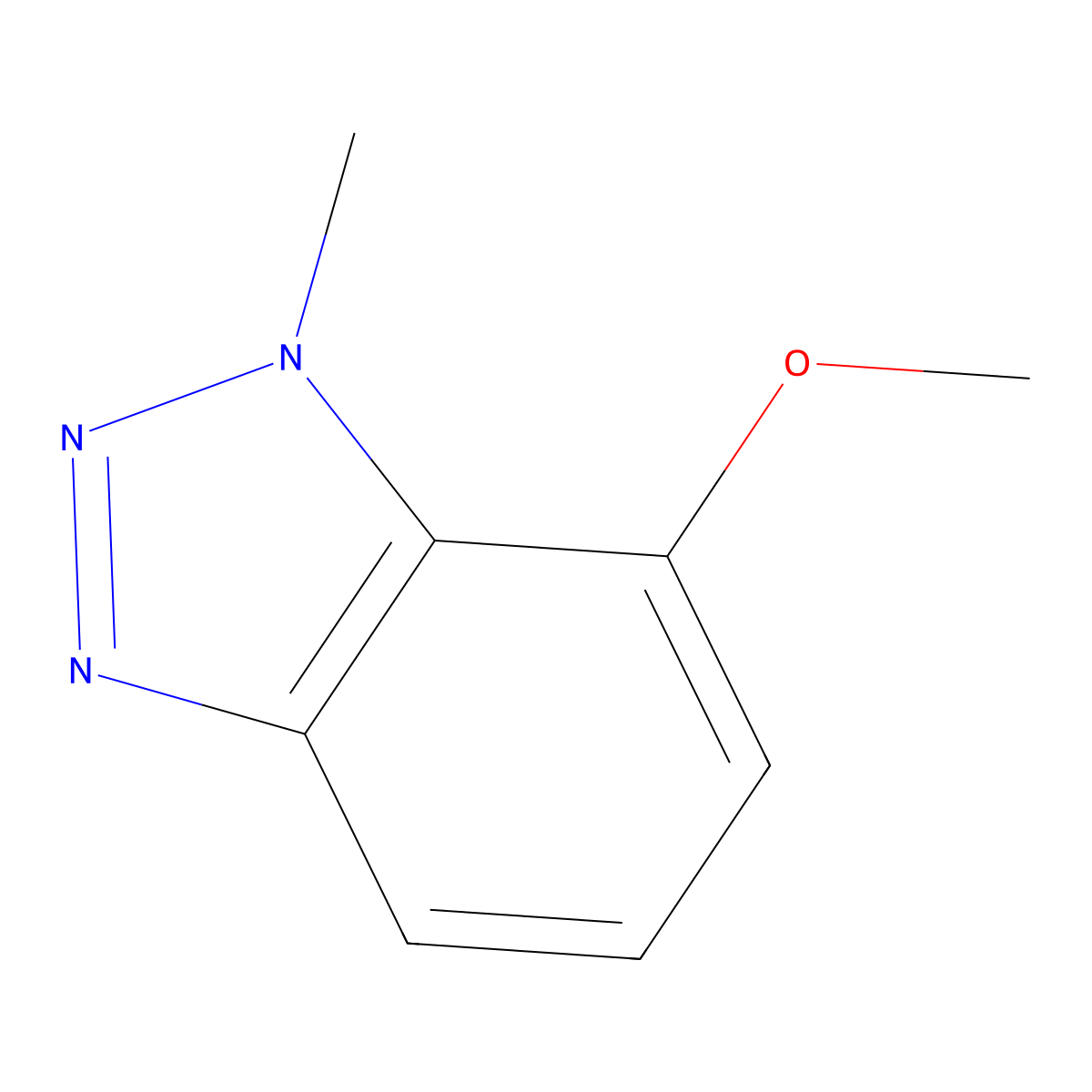 7-Methoxy-1-methyl-1H-benzotriazole molecular structure, CAS 115798-83-9