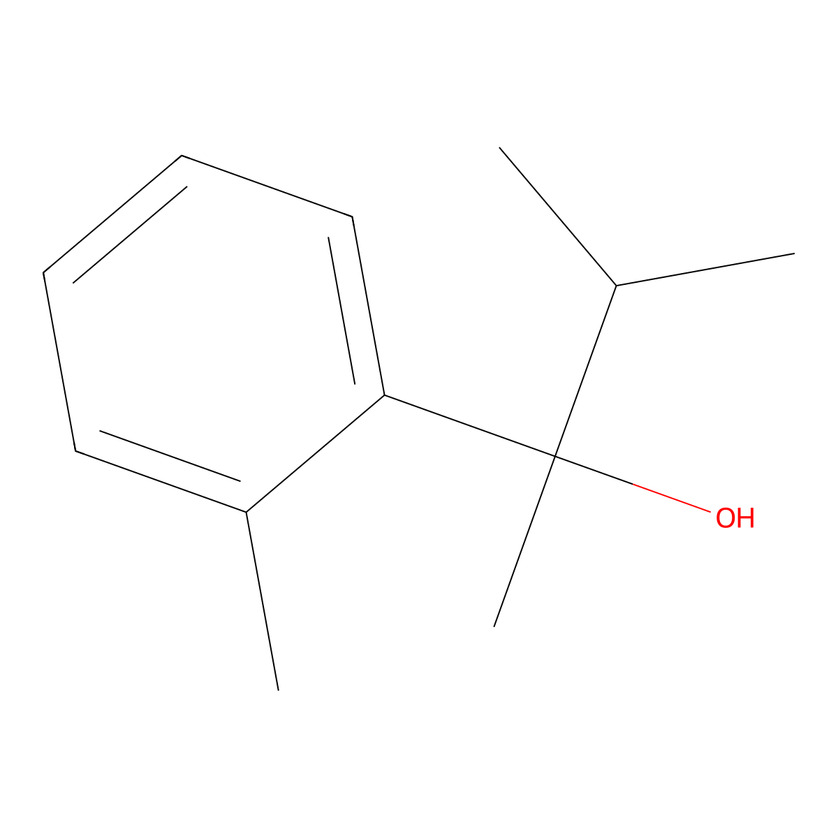 2-(2-Methylphenyl)-3-methyl-butan-2-ol molecular structure, CAS 1158051-98-9