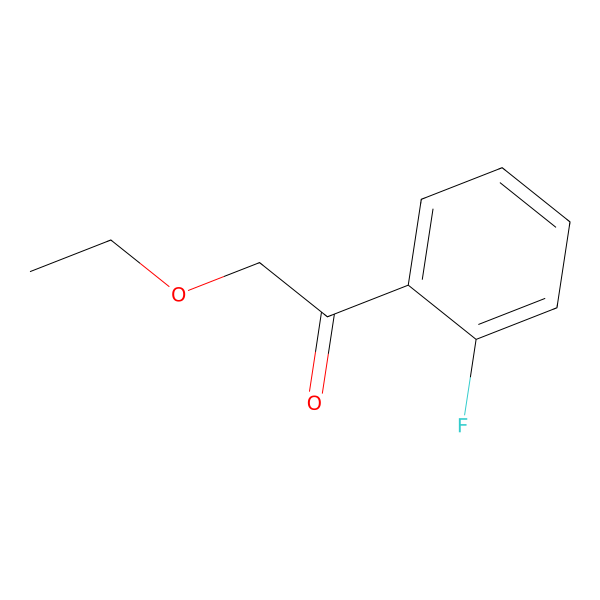 2-Ethoxy-1-(2-fluorophenyl)ethan-1-one molecular structure, CAS 1158052-13-1